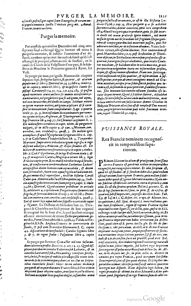 1629 - Veuve Nicolas Buon - Trésor du droit français (21754 T. 2) - BM Lyon 1629 - Veuve Nicolas Buon - Trésor du droit français (21754 T. 2) - BM Lyon