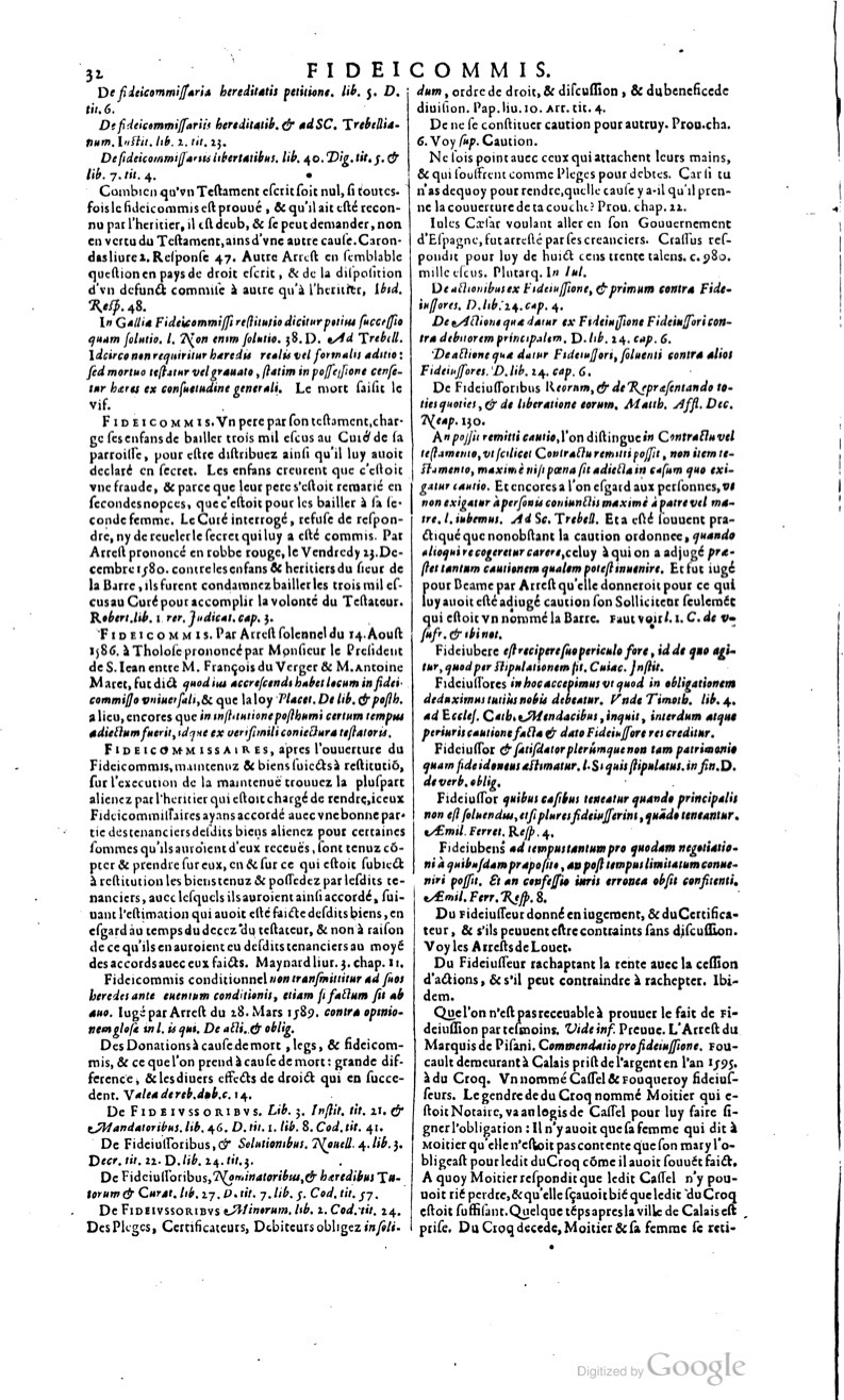 1629 - Veuve Nicolas Buon - Trésor du droit français (29620 T. 2) - BM Lyon