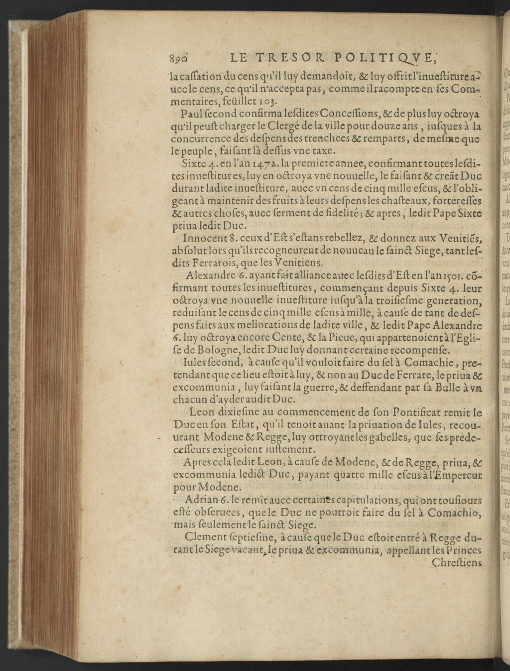 1608 - Nicolas Du Fossé - Trésor politique - BnF Tolbiac