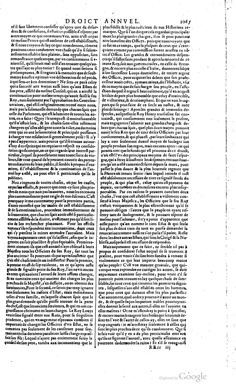 1629 - Veuve Nicolas Buon - Trésor du droit français (21754 T. 1) - BM Lyon