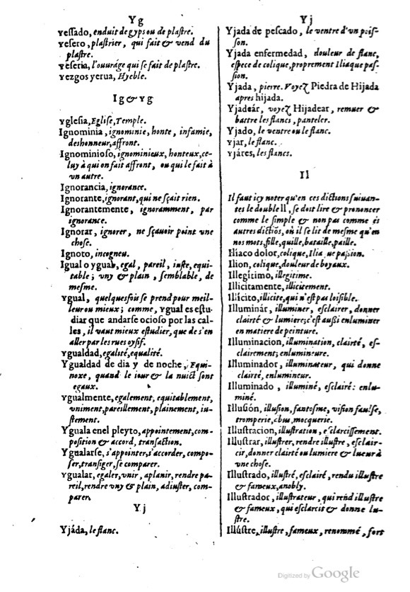 1621 - Adrian Tiffaine - Trésor des deux langues espagnole et française - BM Lyon