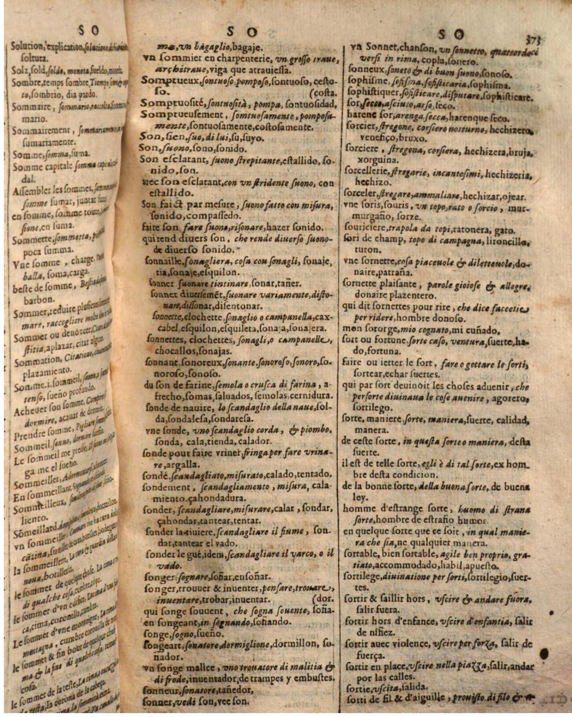 1644 - Jacques Crespin - Trésor des trois langues - Passau