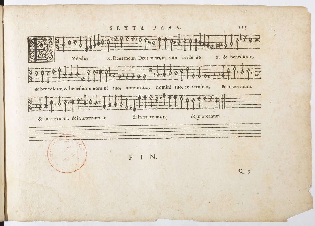 1594 - Paul Marceau - Trésor de musique d&#039;Orlande de Lassus, Superius, Bassus, Tenor, Quinta pars - BnF