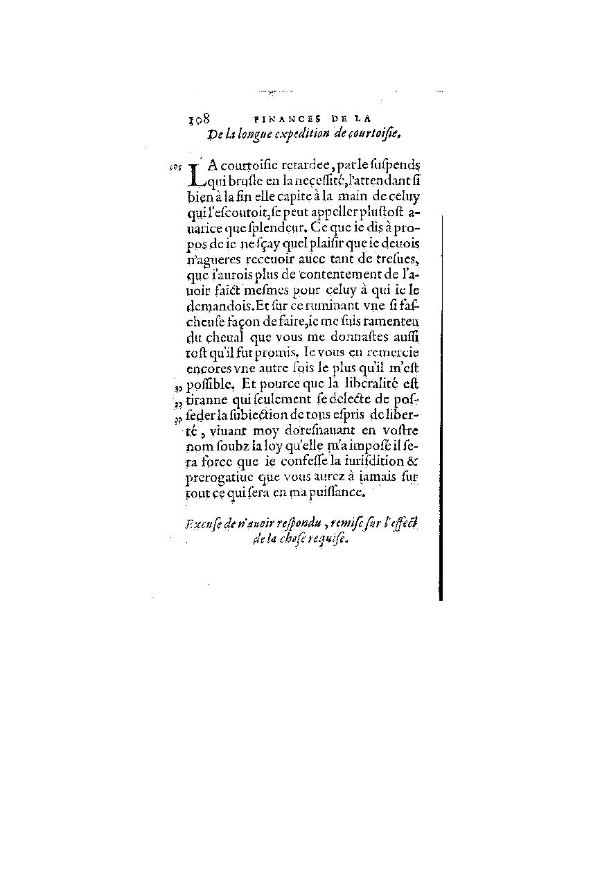 1572 - Nicolas Du Chemin - Finances et Trésor de la plume française - BM Lyon