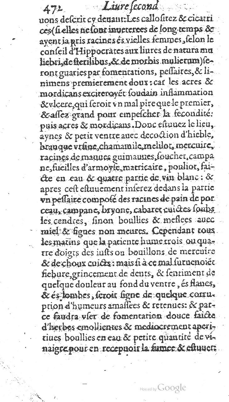 1585 - Jacques du Puis - Trésor des remèdes secrets pour les maladies des femmes - BnF