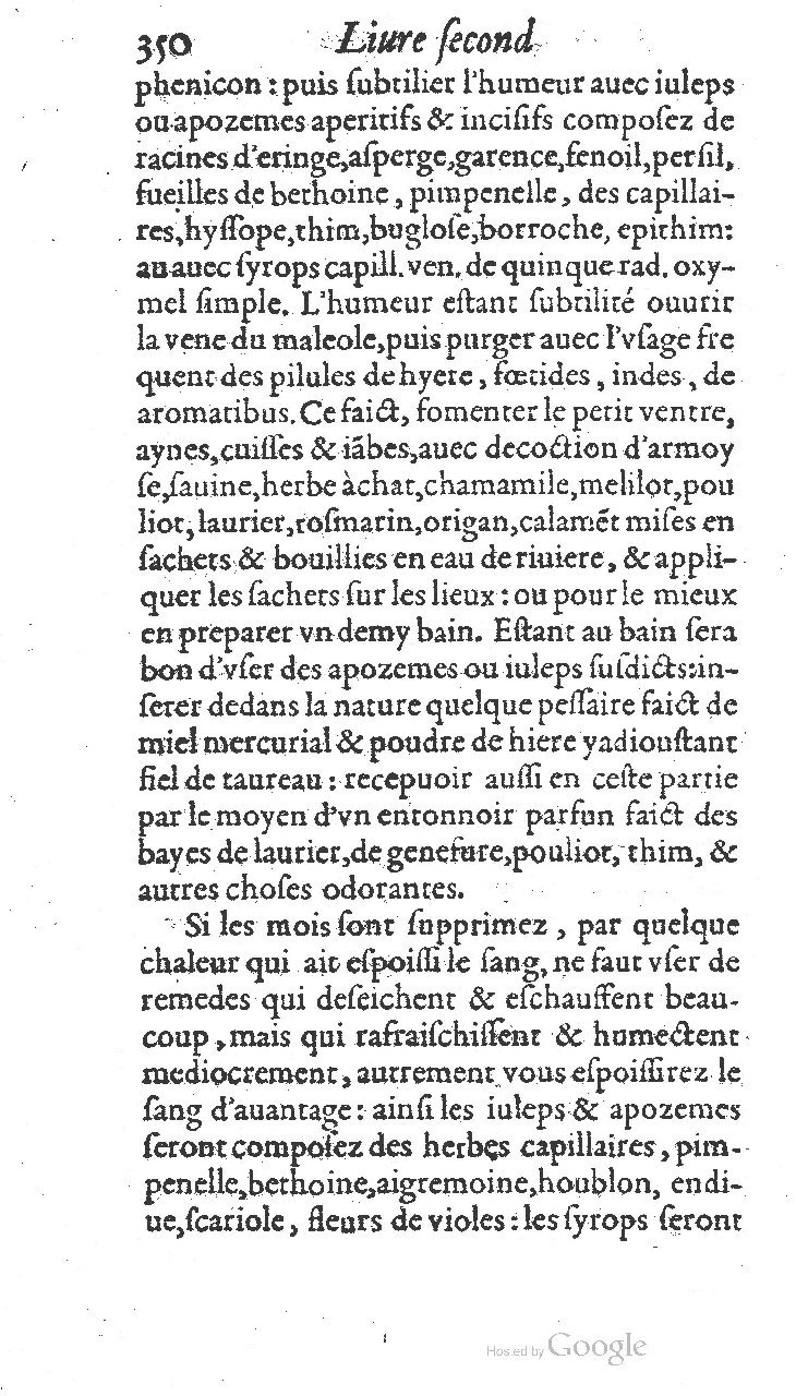 1585 - Jacques du Puis - Trésor des remèdes secrets pour les maladies des femmes - BnF
