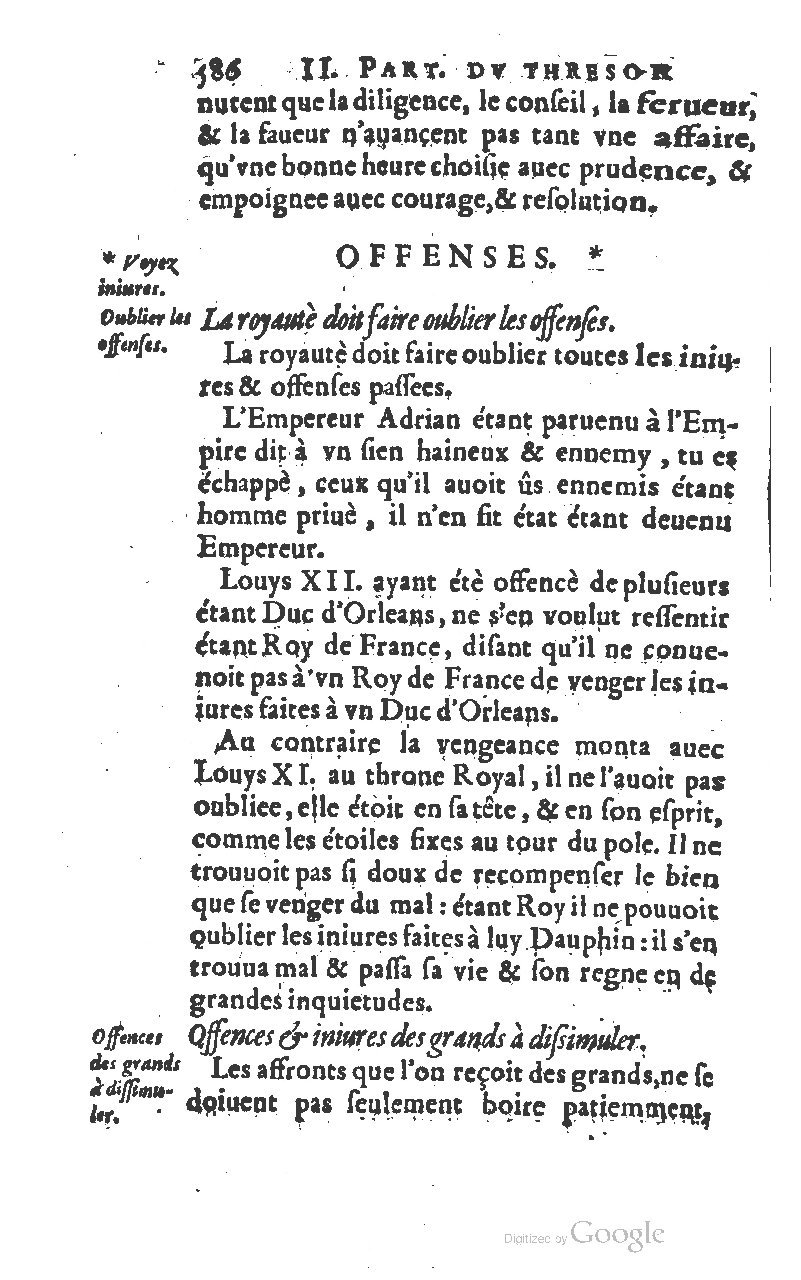 1610 - Louis Coste - Trésor de l’éloquence française (Seconde partie) - BM Lyon