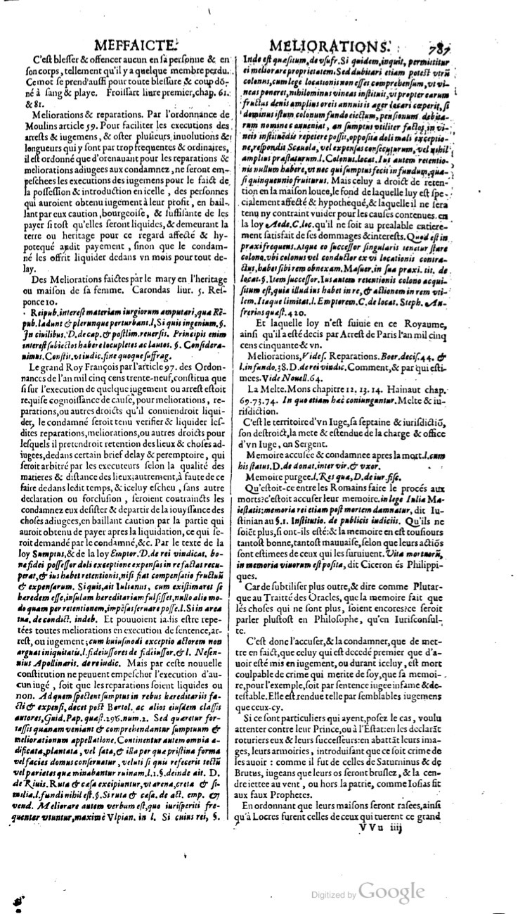 1629 - Veuve Nicolas Buon - Trésor du droit français (21754 T. 2) - BM Lyon