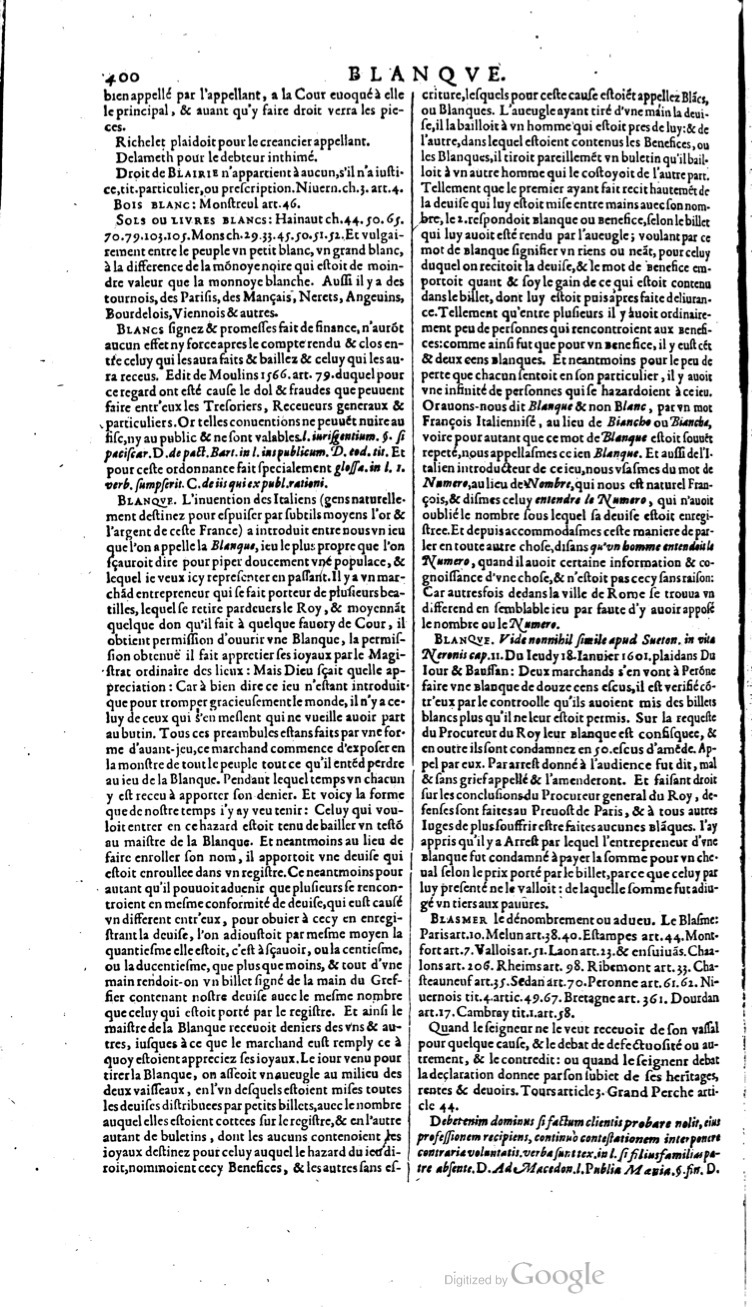1629 - Veuve Nicolas Buon - Trésor du droit français (21754 T. 1) - BM Lyon