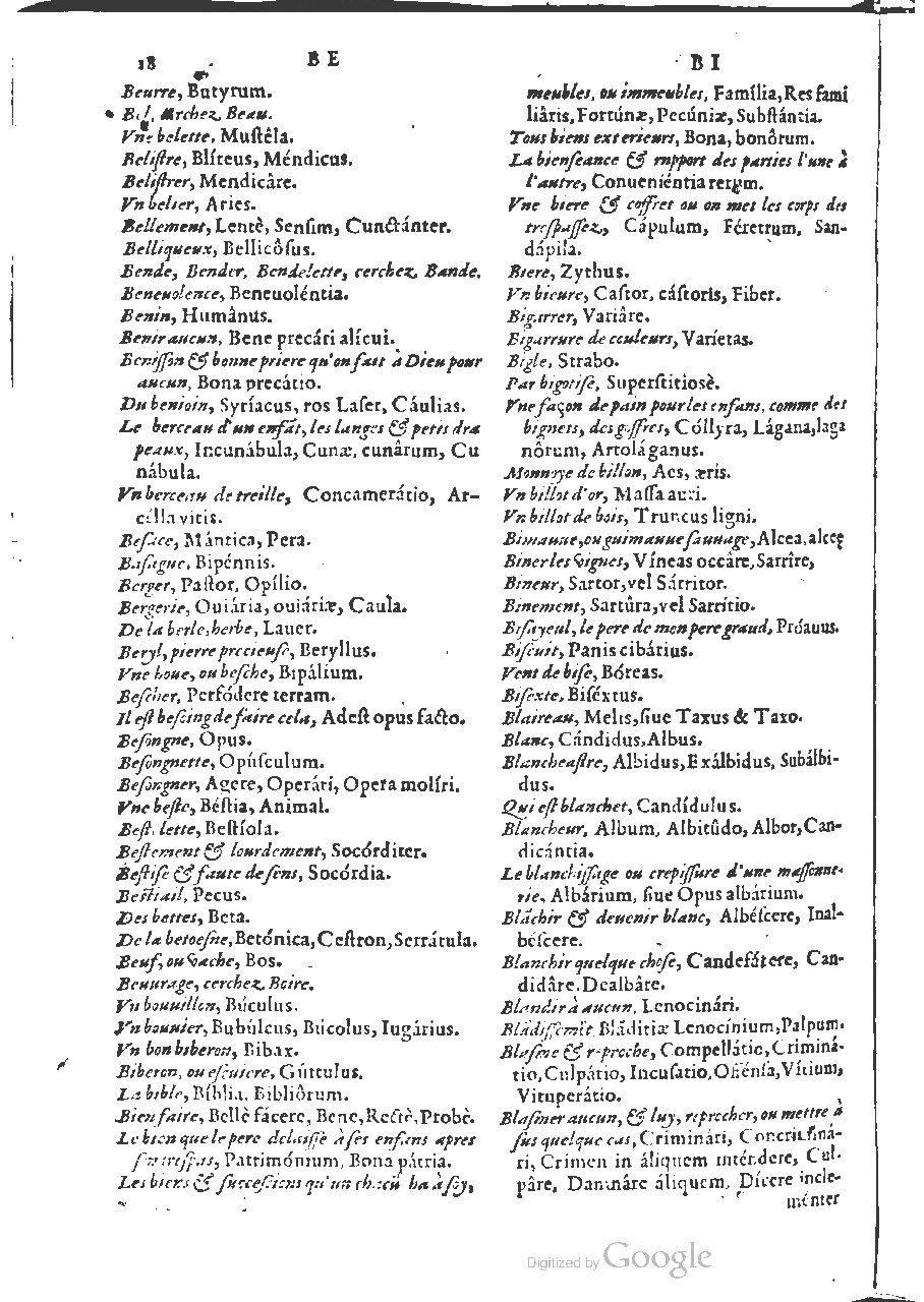 1564 - Henri Hylaire et Louis Cloquemin - Trésor des mots et traits français - BSB Munich