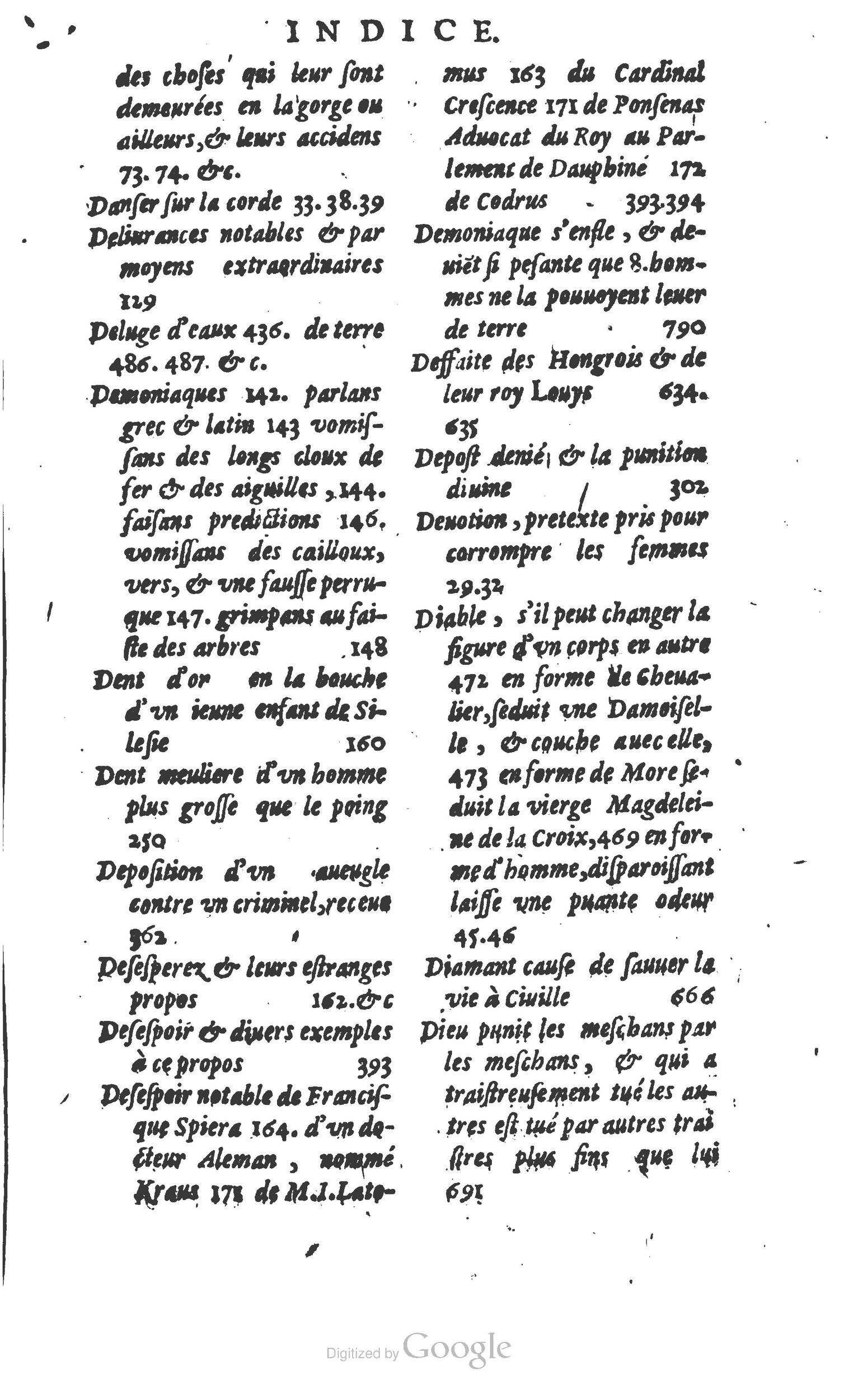 1610 - Paul Marceau - Trésor d’histoires admirables et mémorables - Princeton