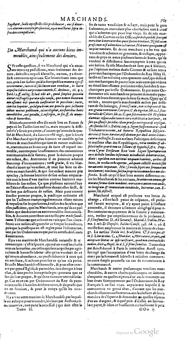 1629 - Veuve Nicolas Buon - Trésor du droit français (21754 T. 2) - BM Lyon