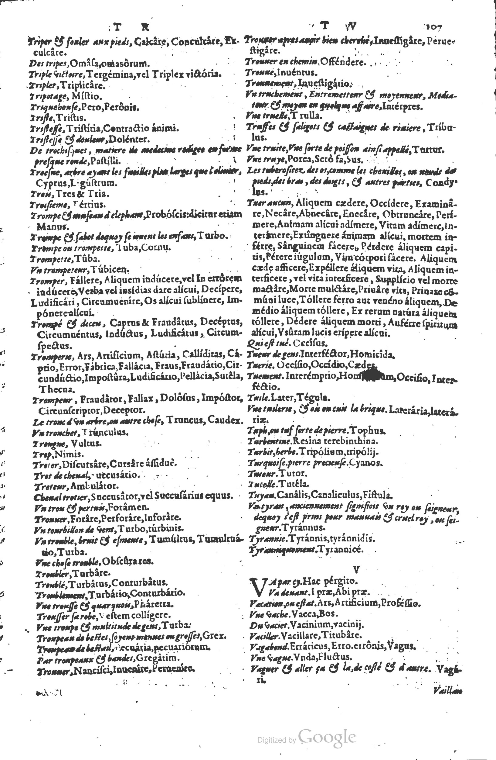 1578 - Louis Cloquemin - Trésor des mots et traits français - BSB Munich
