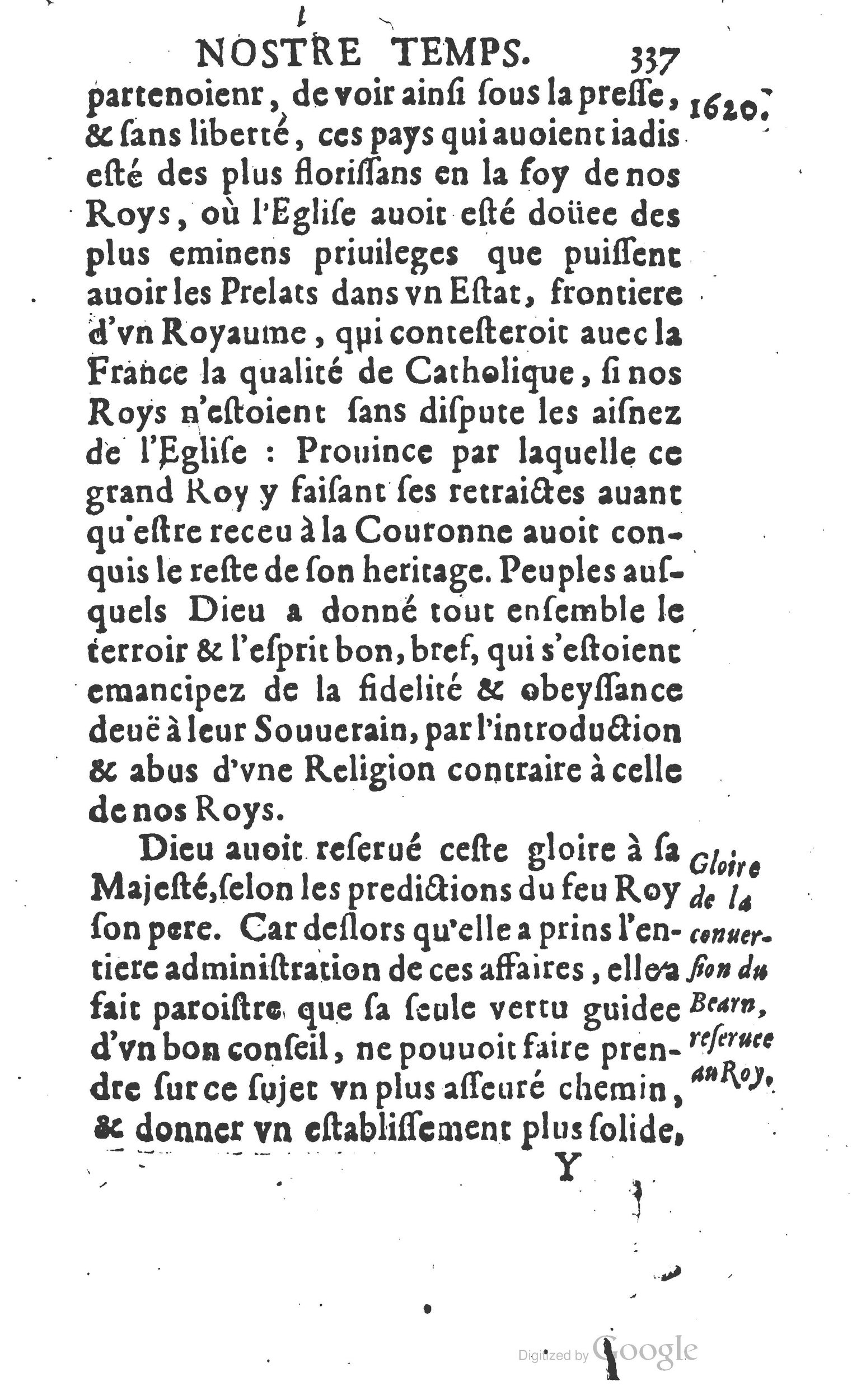 1624 - Joseph Bouillerot - Trésor de l’histoire générale de notre temps - BM Lyon