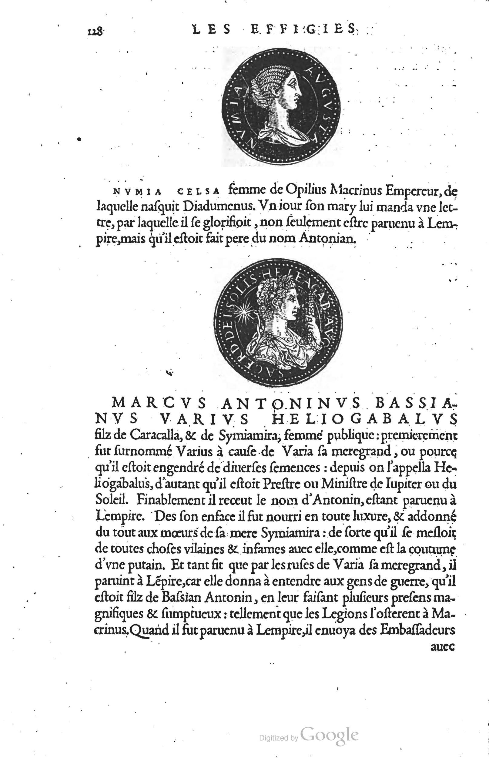1553 - Jacopo Strada et Thomas Guérin - Épitome du Trésor des antiquités - Prague