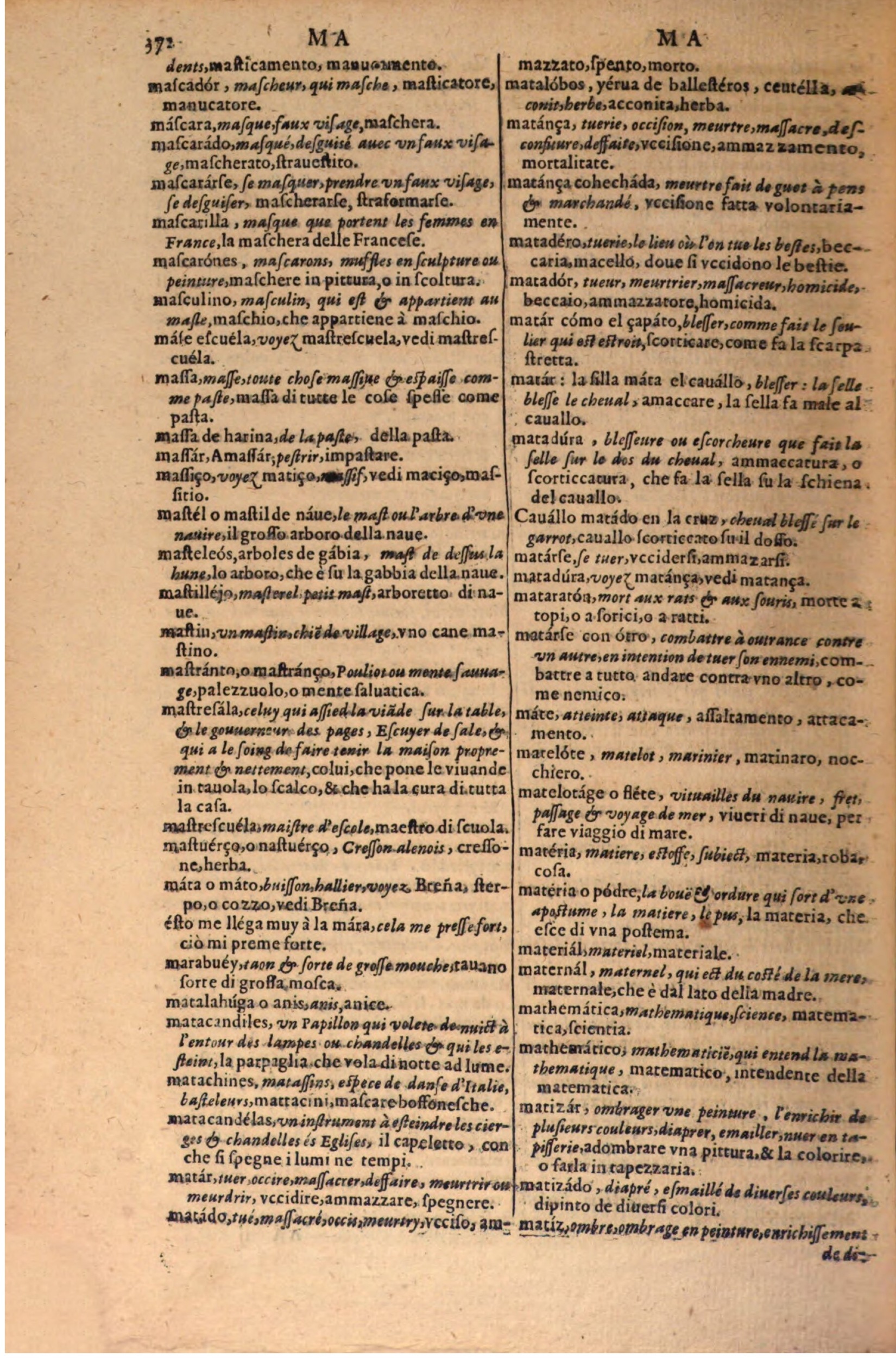 1606 Samuel Crespin Thresor des trois langues, francoise, italiene et espagnolle - BSB-390.jpeg