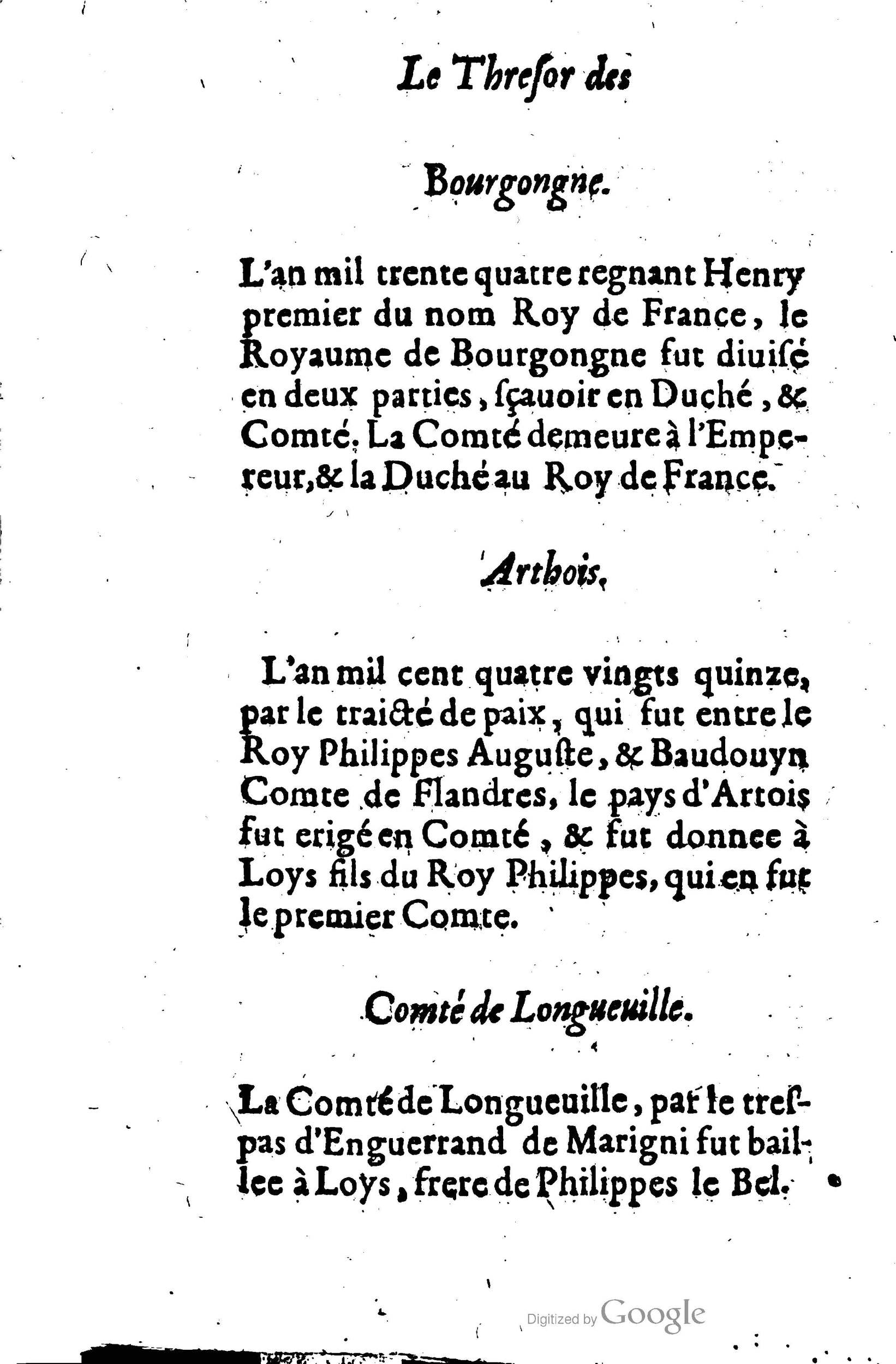 1619 - Jean Corrozet - Trésor des histoires de France - BSB Munich