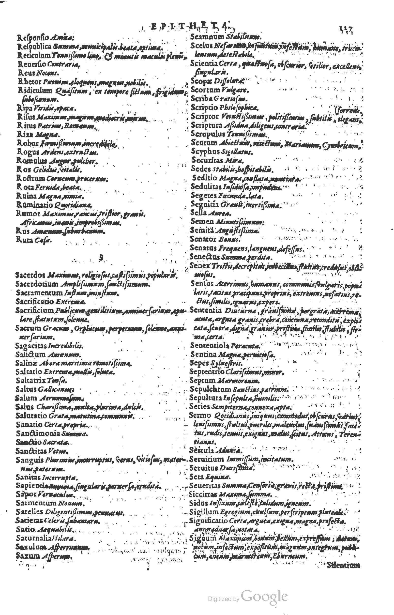 1578 - Louis Cloquemin - Trésor des mots et traits français - BSB Munich