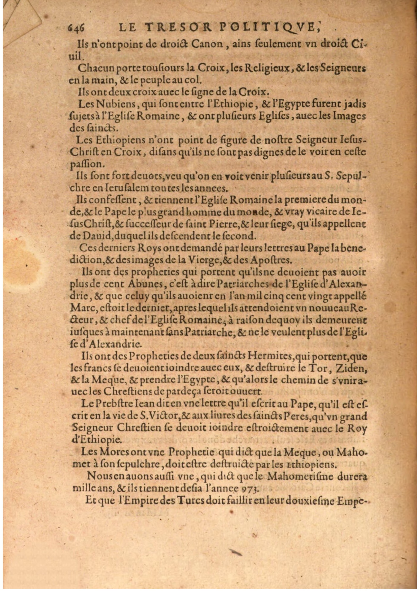 1608 - Nicolas Du Fossé - Trésor politique - BSB Munich