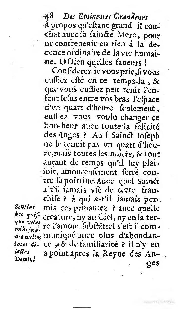 1646 - Jean Piot - Trésor inestimable de Saint-Joseph - BNC Rome