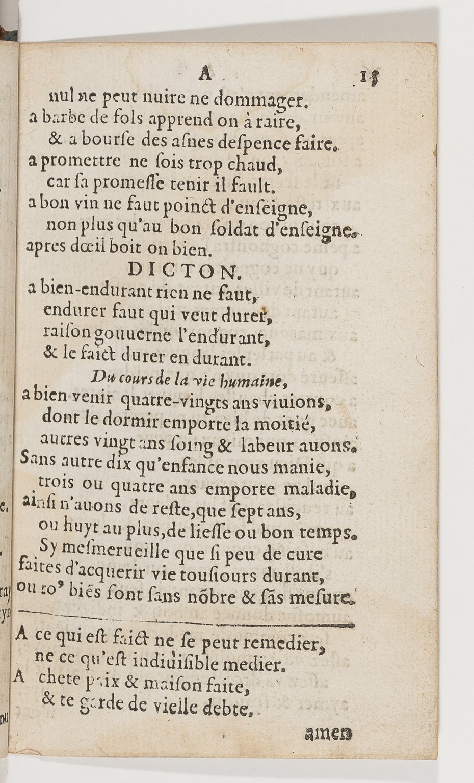 1577 - Jean d’Ogerolles - Trésor de sentences dorées - BnF Arsenal