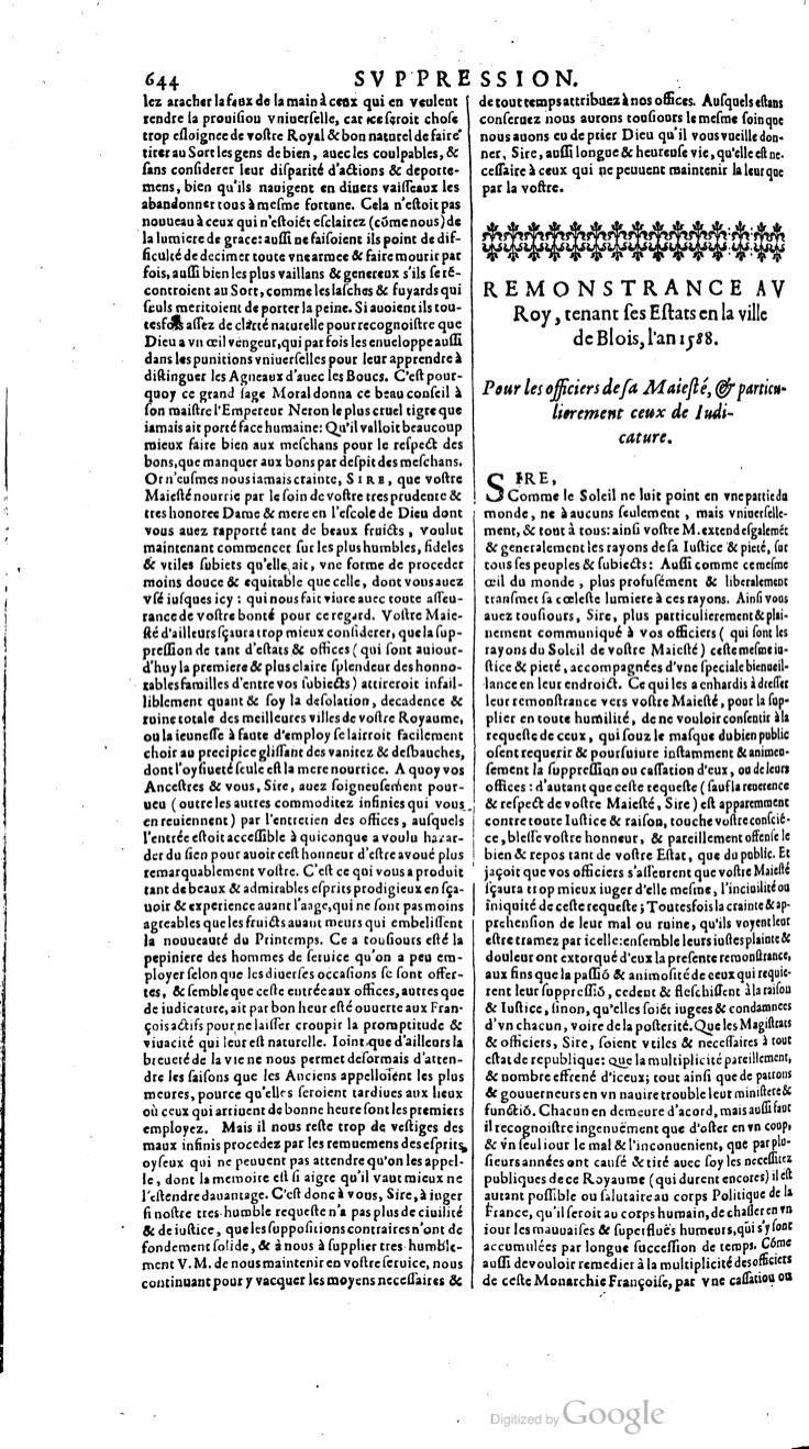 1629 - Veuve Nicolas Buon - Trésor du droit français (21754 T. 3) - BM Lyon 1629 - Veuve Nicolas Buon - Trésor du droit français (21754 T. 3) - BM Lyon