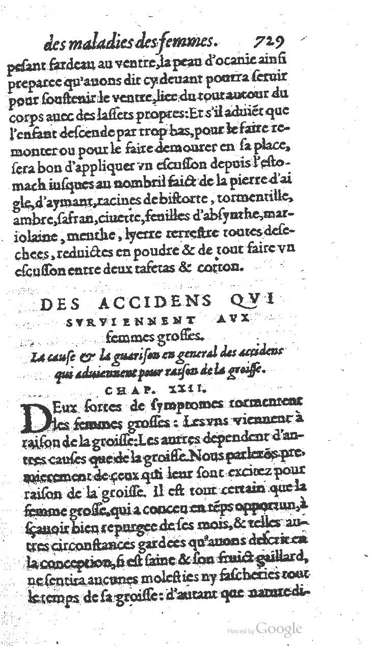 1585 - Jacques du Puis - Trésor des remèdes secrets pour les maladies des femmes - BnF