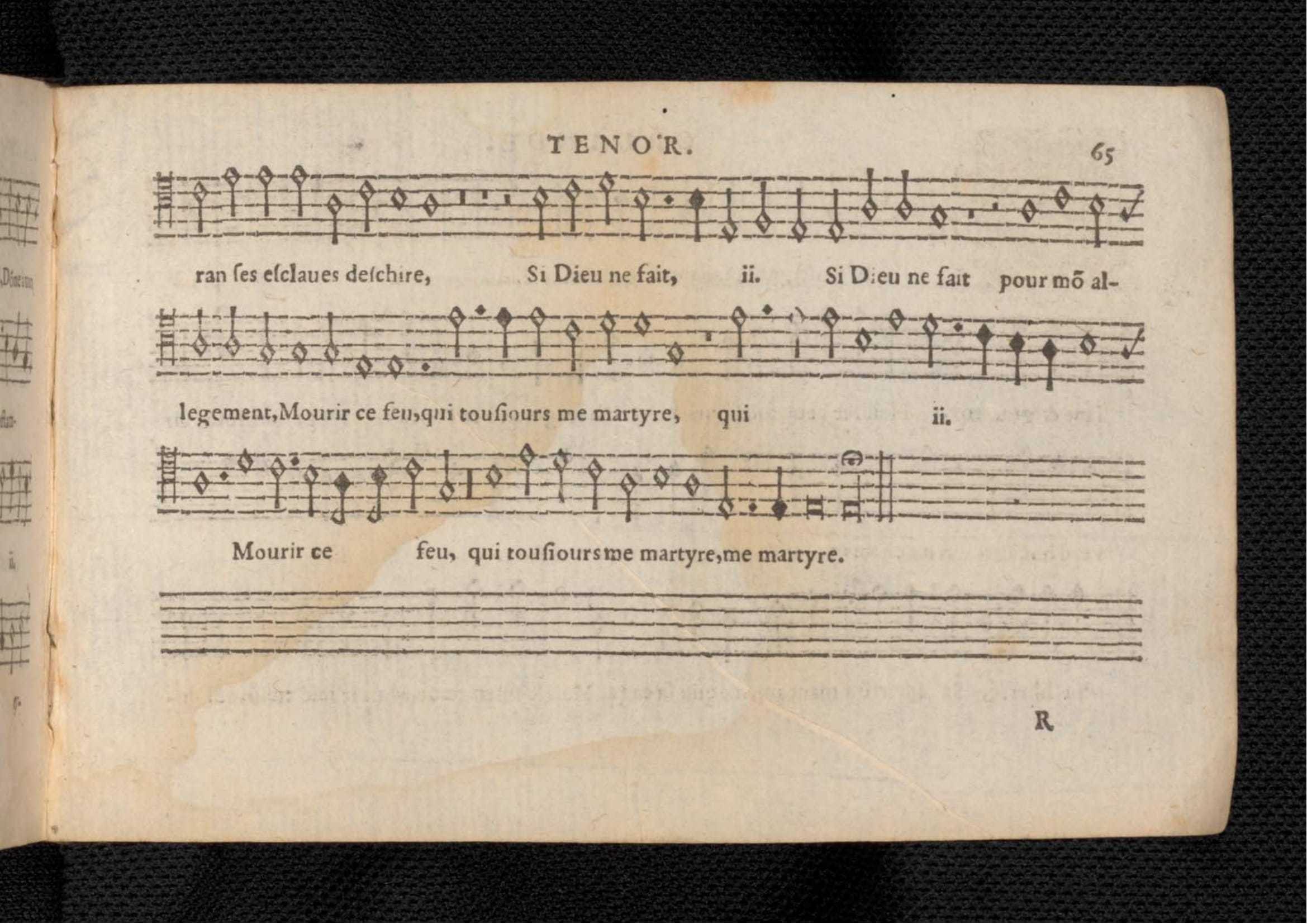 1576 - [Pierre de Saint-André] - Trésor de musique d’Orlande de Lassus Tenor - KBR Bruxelles