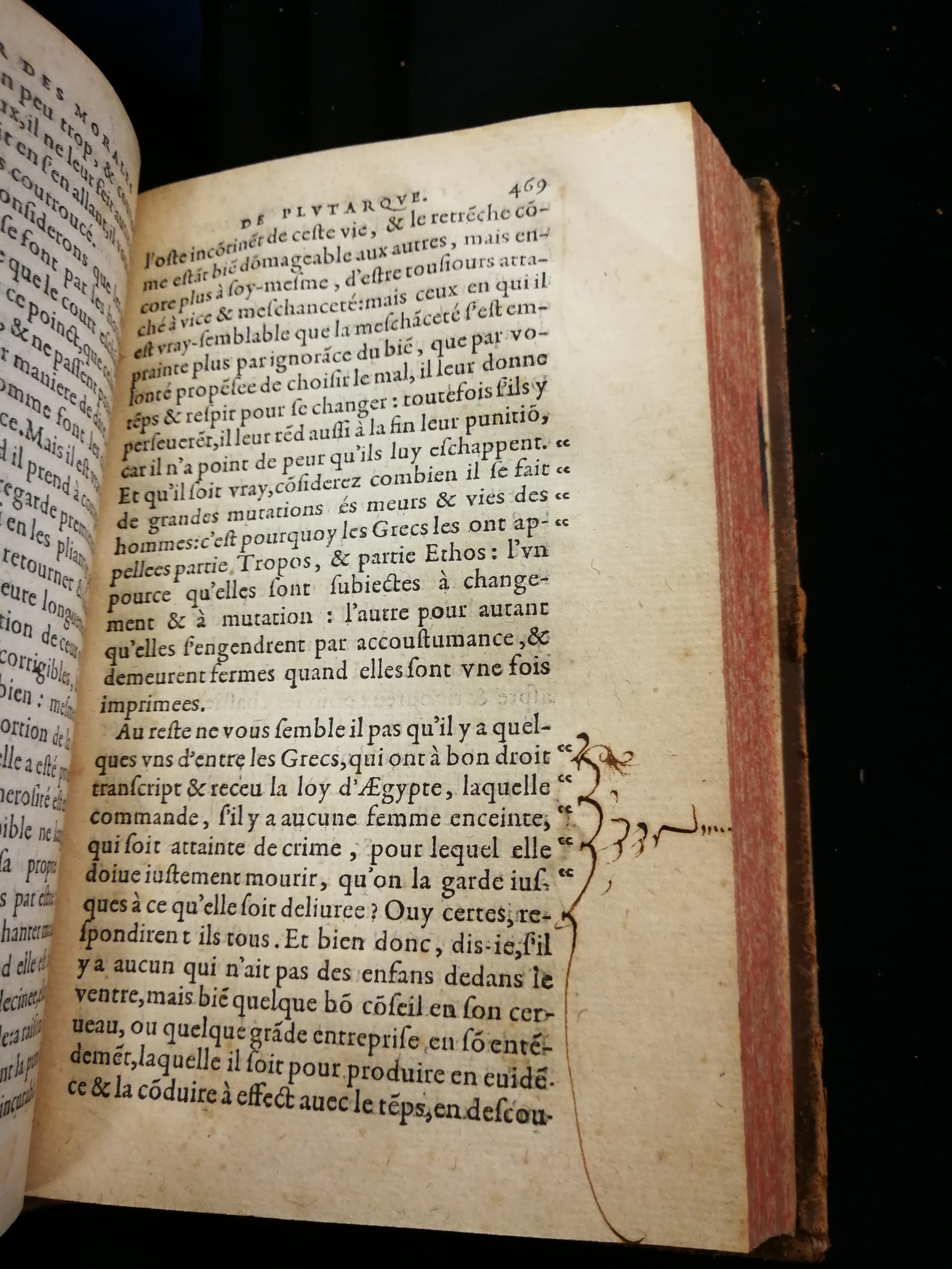 1577 - Jean Poupy - Trésor des morales de Plutarque - Les Méjanes, Aix-en-Provence