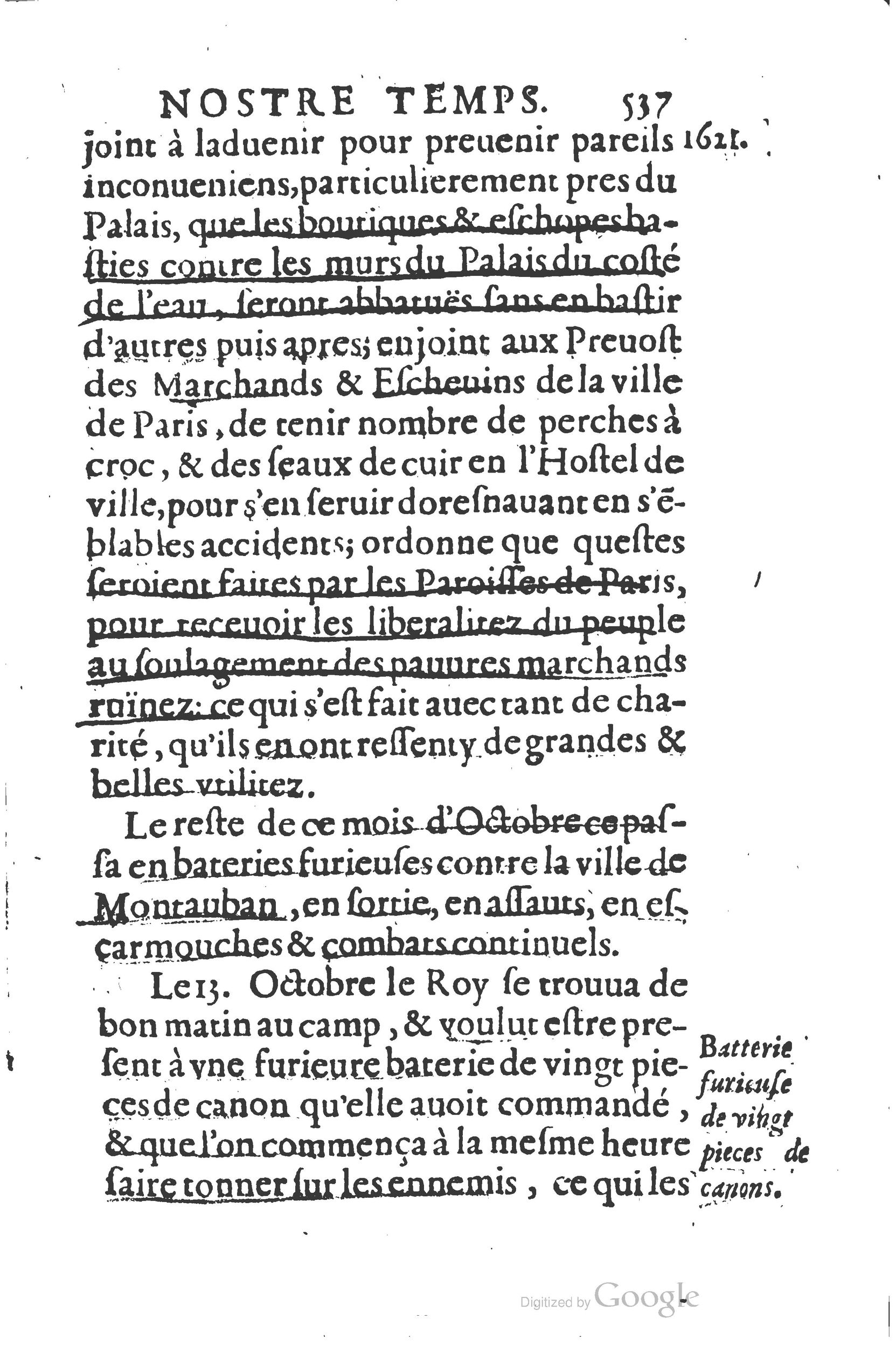 1626 - Joseph Bouillerot - Trésor de l’histoire générale de notre temps - BSB Munich
