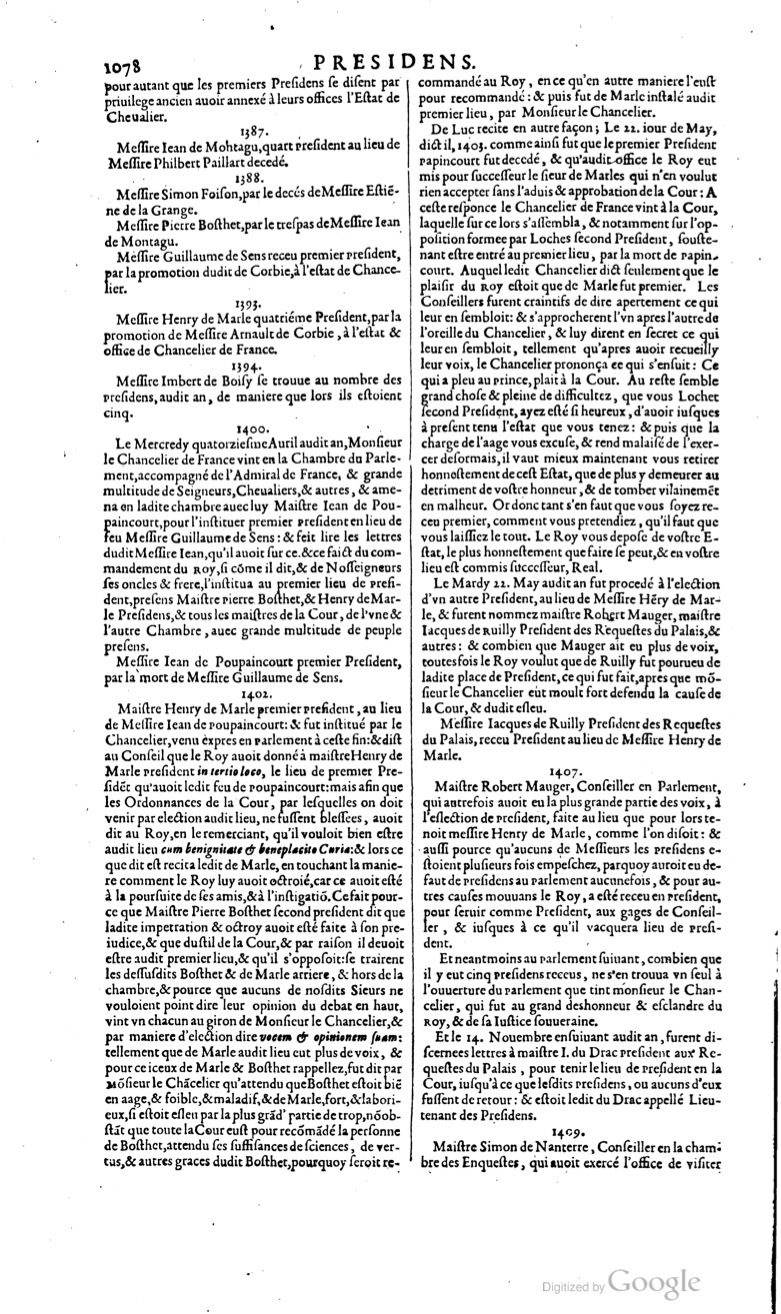 1629 - Veuve Nicolas Buon - Trésor du droit français (29620 T. 2) - BM Lyon