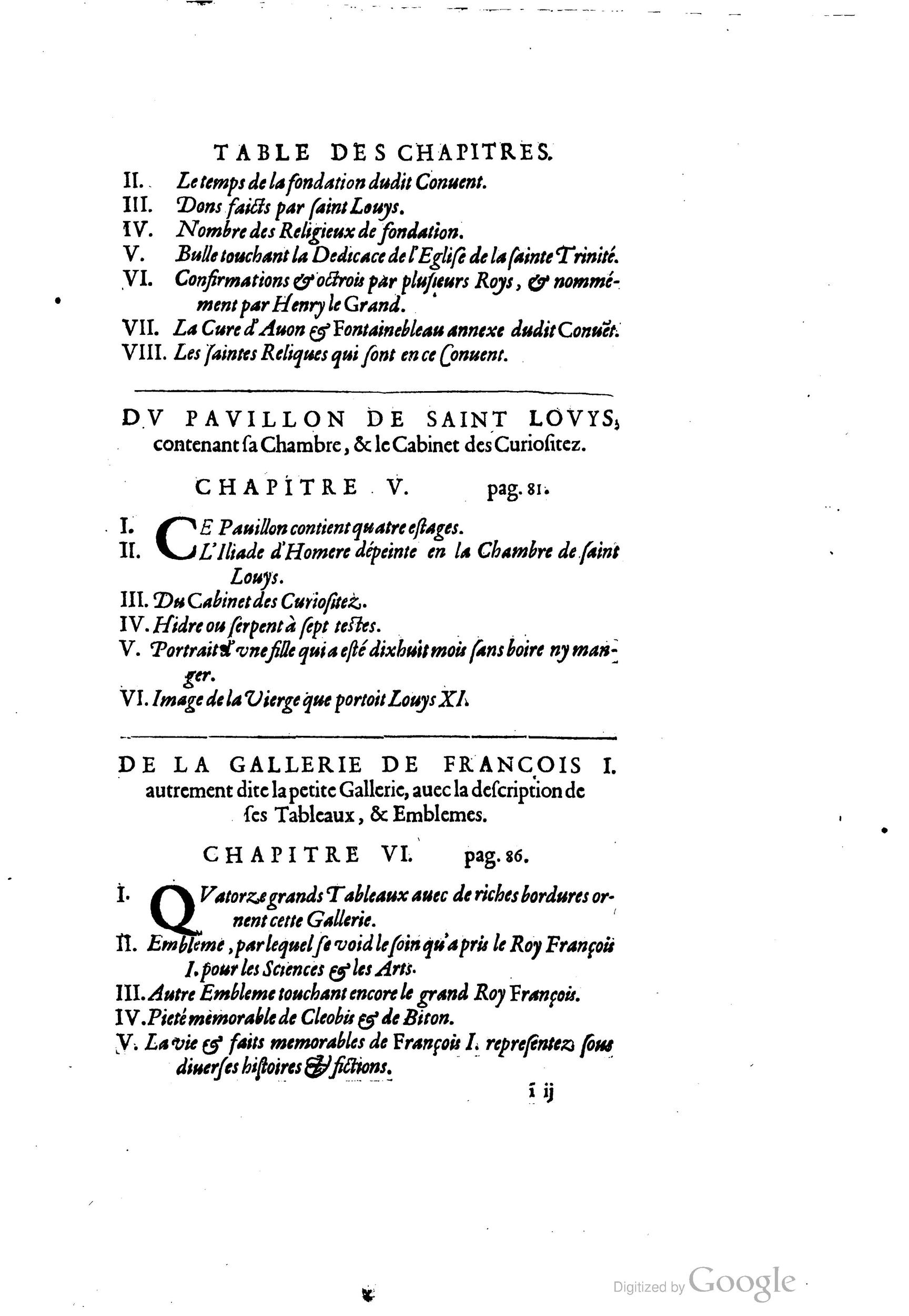 1642 - Sébastien Cramoisy - Trésor des merveilles de la maison royale de Fontainebleau - BM Lyon 1642 - Sébastien Cramoisy - Trésor des merveilles de la maison royale de Fontainebleau - BM Lyon