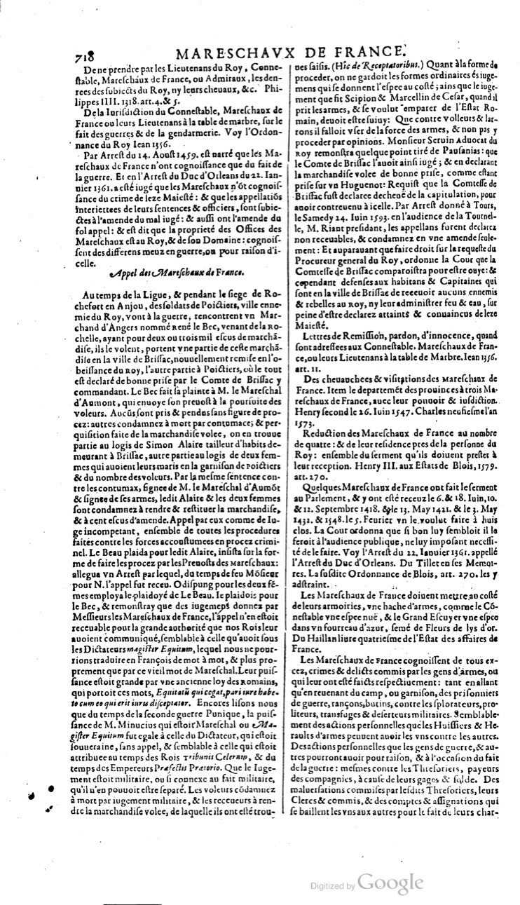 1629 - Veuve Nicolas Buon - Trésor du droit français (21754 T. 2) - BM Lyon