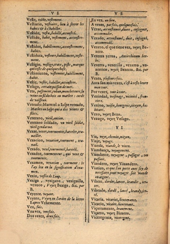 1607 - Marc Orry - Trésor des deux langues espagnole et française (Première et Seconde parties) - ÖNB Wien