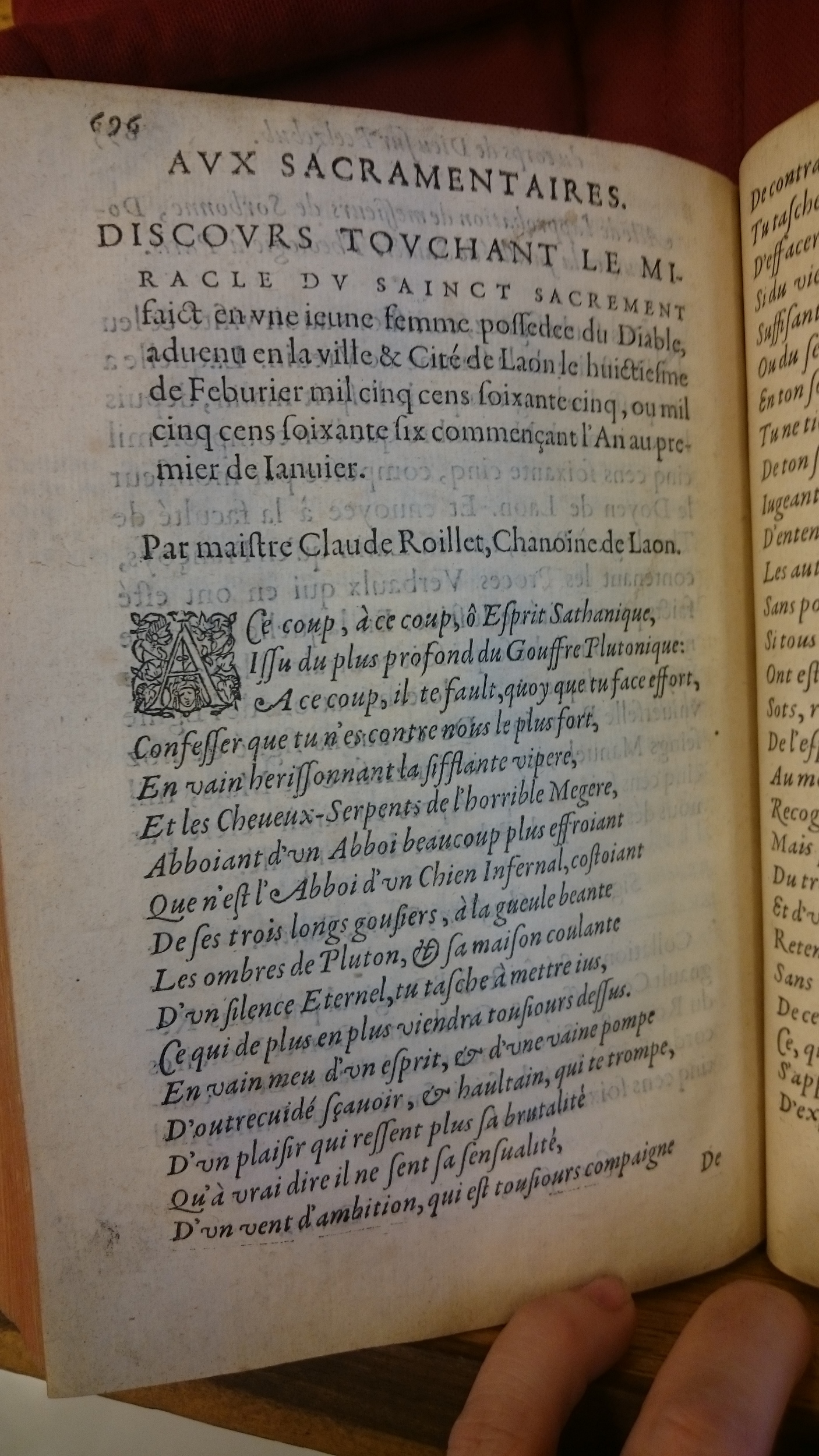 1578 - Nicolas Chesneau - Trésor et entière histoire de la triomphante victoire du corps de Dieu sur l’esprit malin - BM Lyon