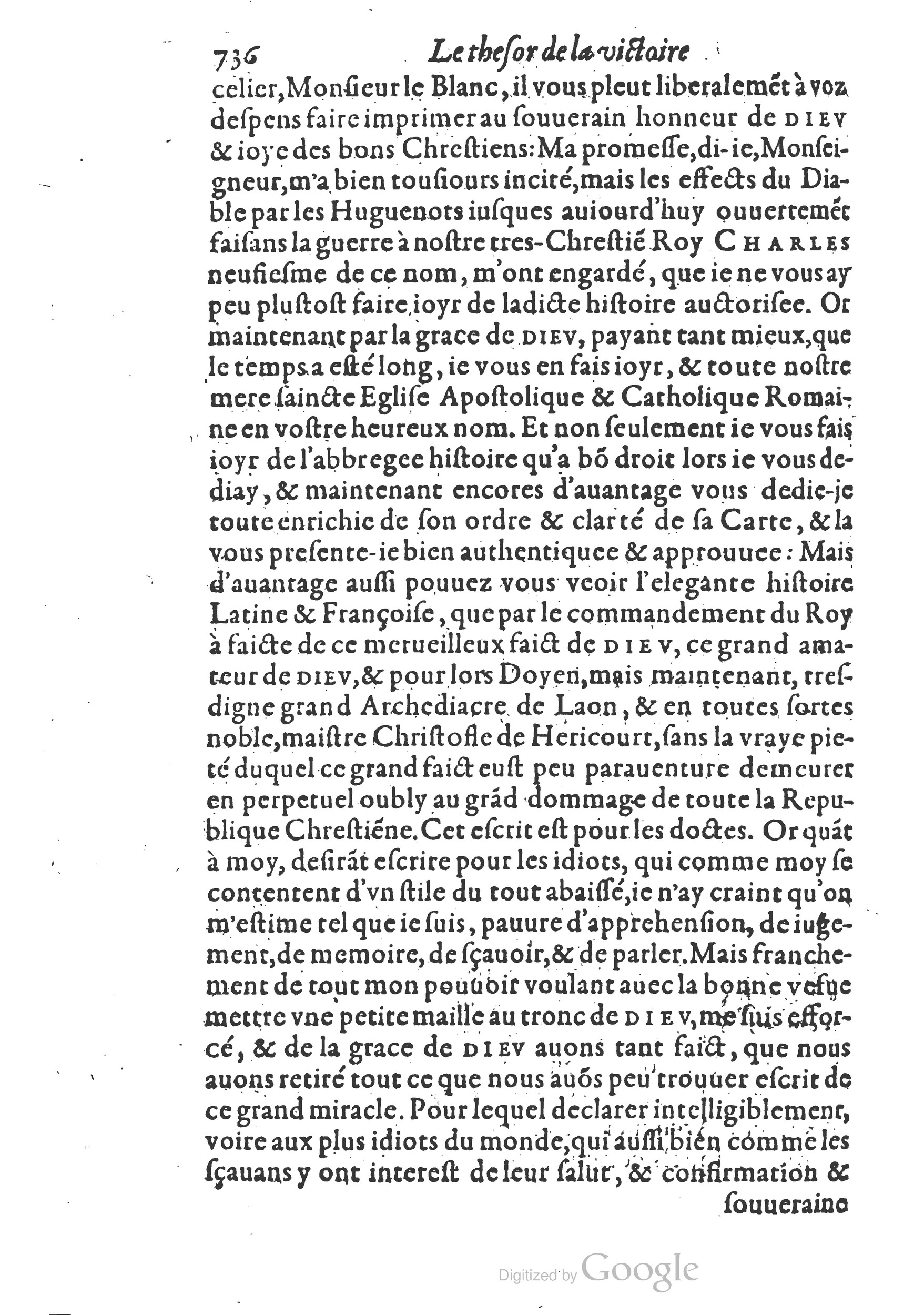 1578 - Nicolas Chesneau - Trésor et entière histoire de la triomphante victoire du corps de Dieu sur l’esprit malin - British Library 1578 - Nicolas Chesneau - Trésor et entière histoire de la triomphante victoire du corps de Dieu sur l’esprit malin - British Library