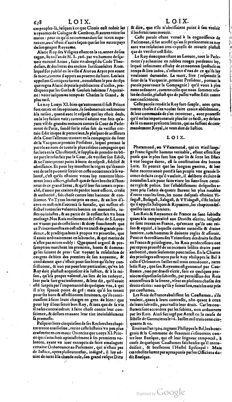 1629 - Veuve Nicolas Buon - Trésor du droit français (29620 T. 2) - BM Lyon