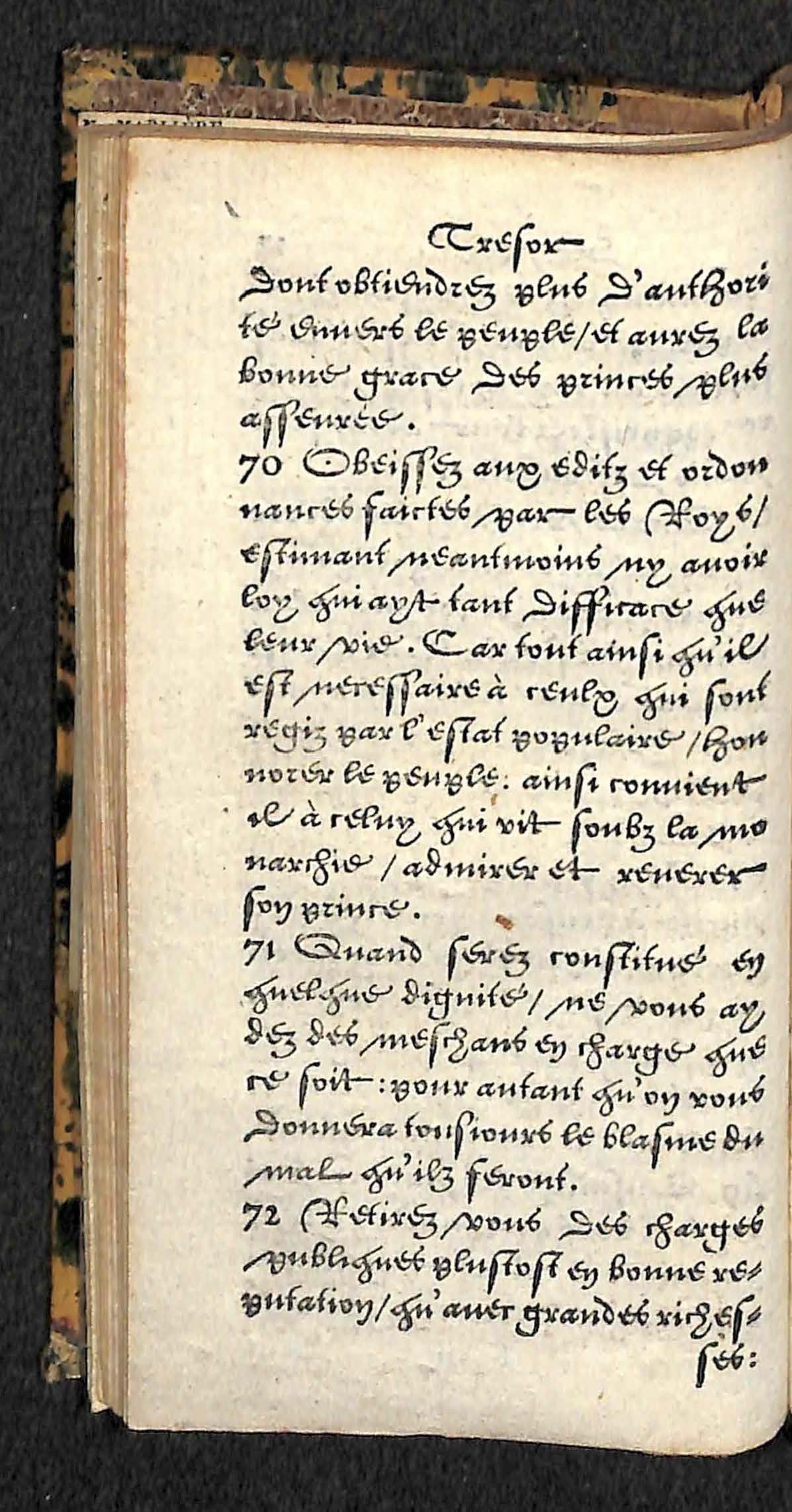 1560 - Hans de Laet - Trésor de vertu - Angers-archives