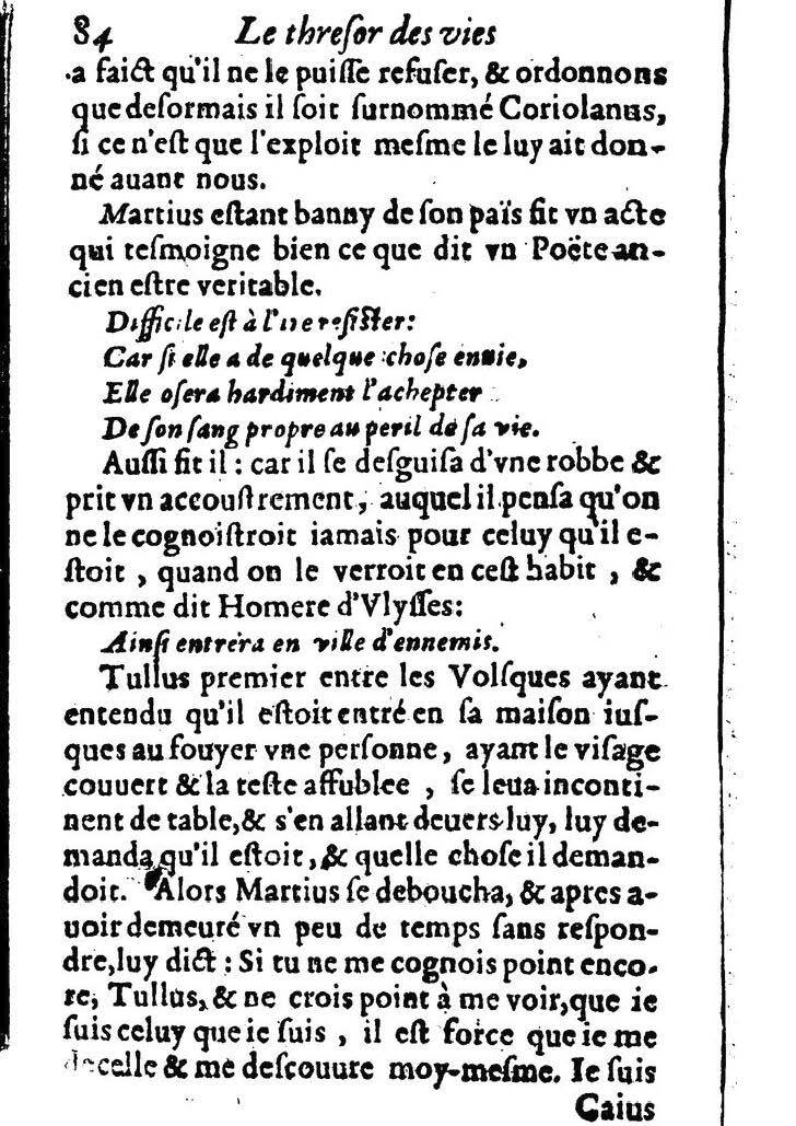 1611 - Pierre Rigaud - Trésor des vies de Plutarque - BM Lyon