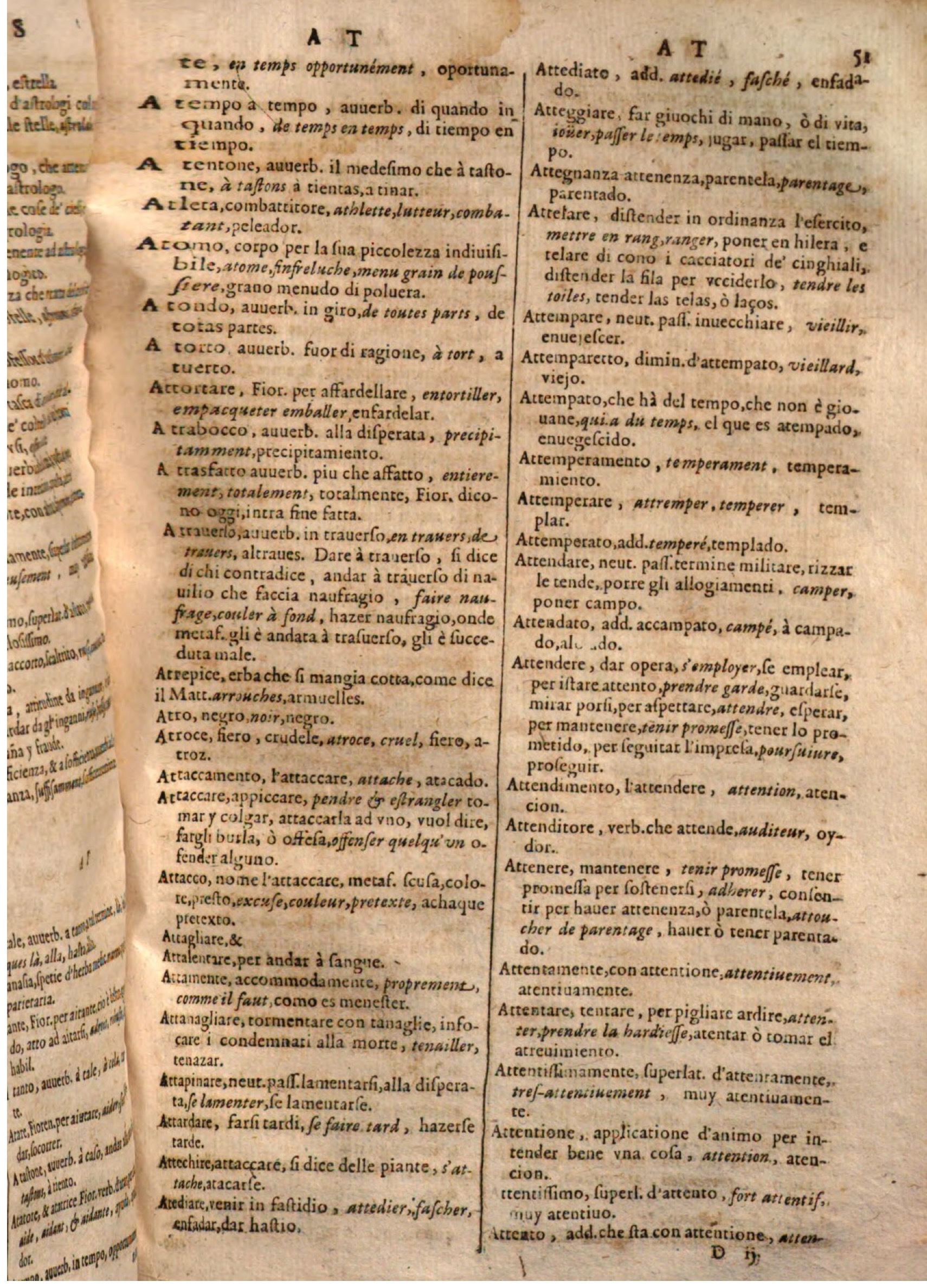 1644 - Jacques Crespin - Trésor des trois langues - Passau