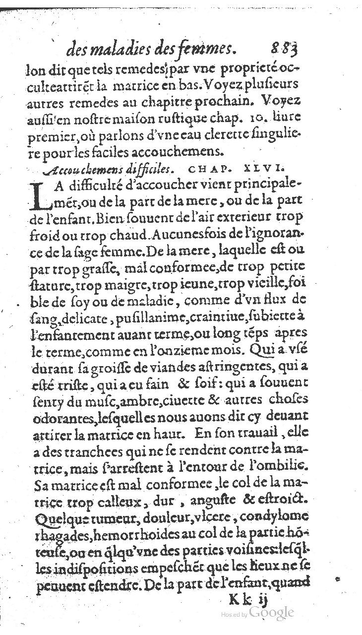 1585 - Jacques du Puis - Trésor des remèdes secrets pour les maladies des femmes - BnF