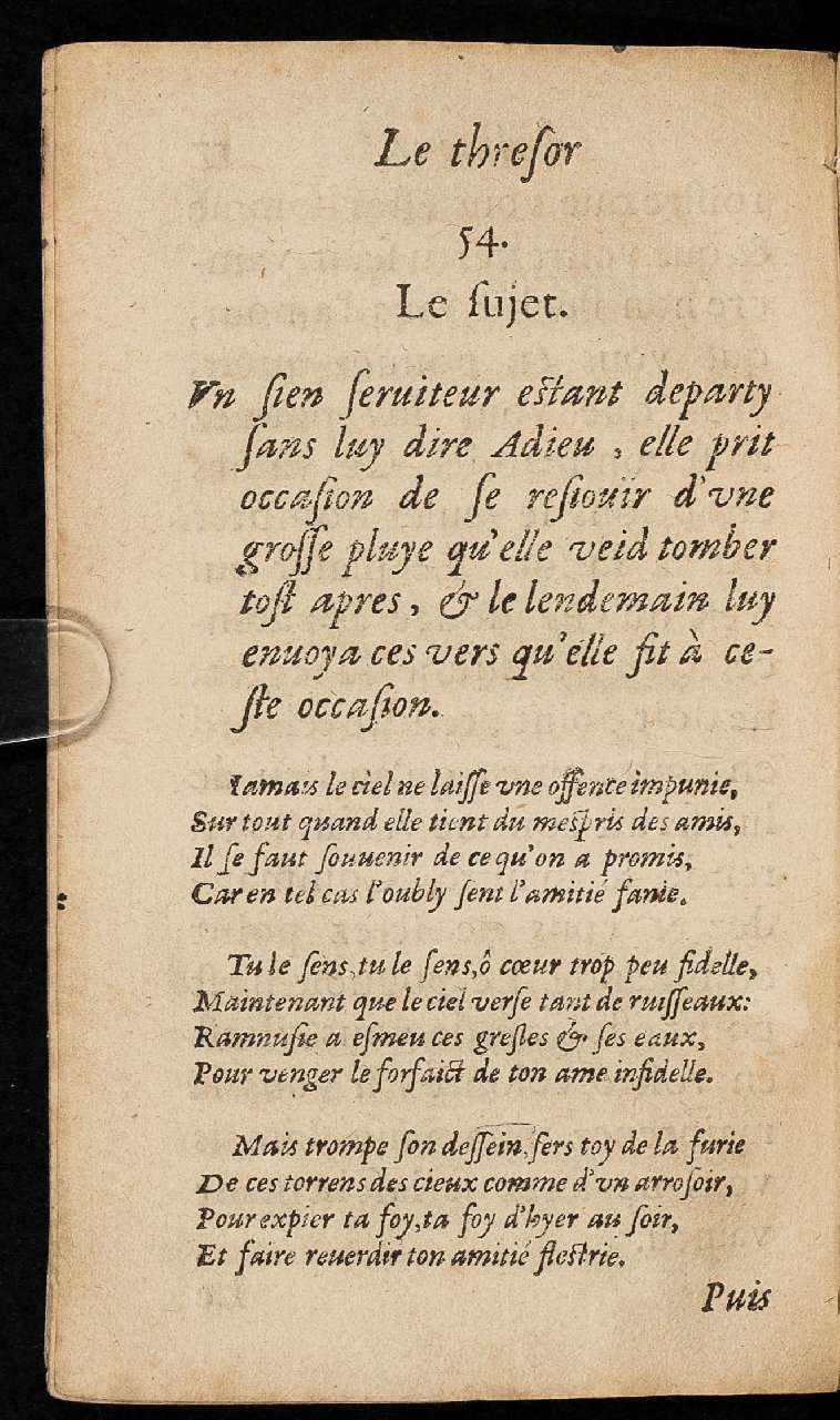1597 - Thibaud Ancelin - Trésor d’amour - Stuttgart