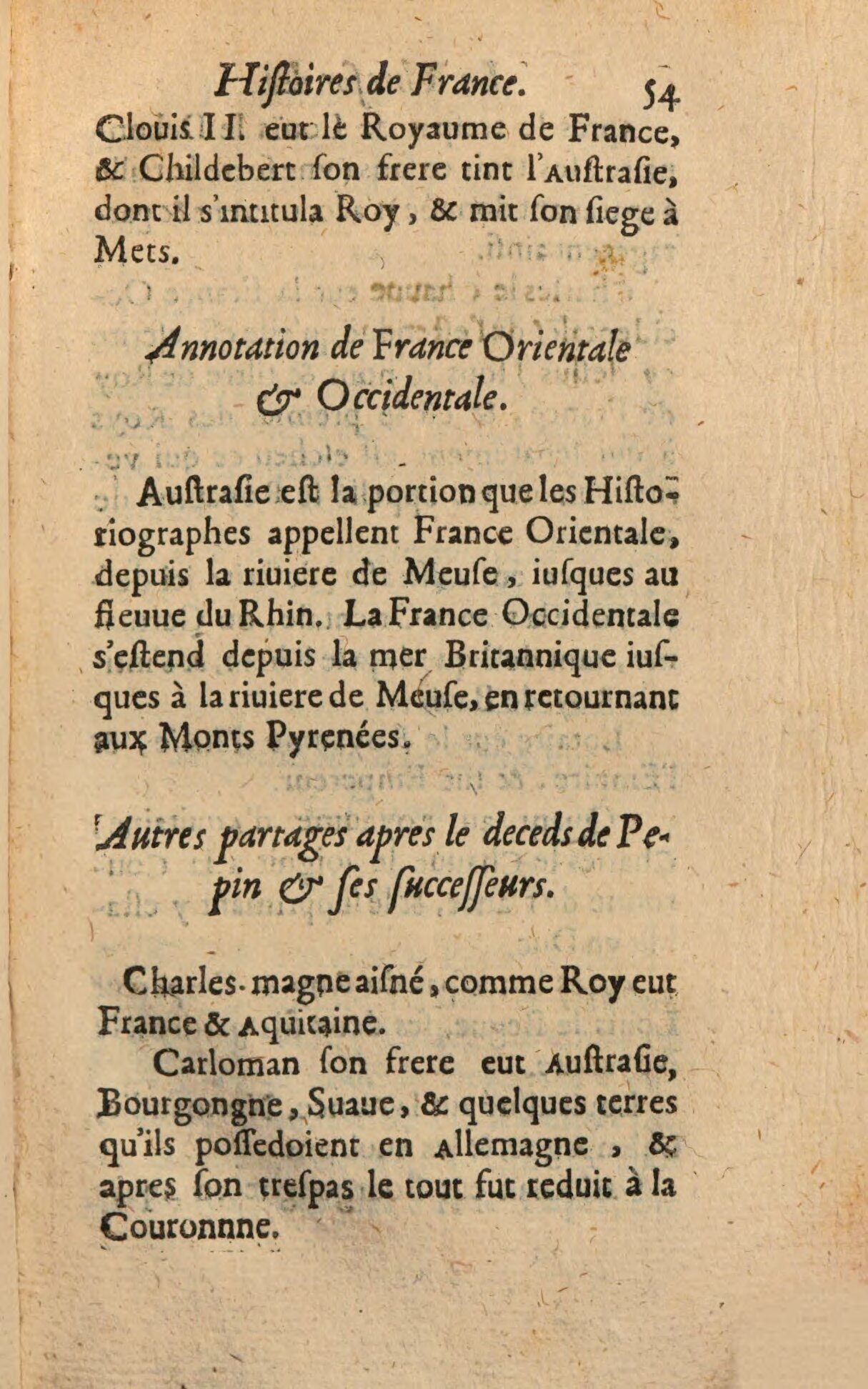 1639 - Jean Corrozet - Trésor des histoires de France - BSB Munich