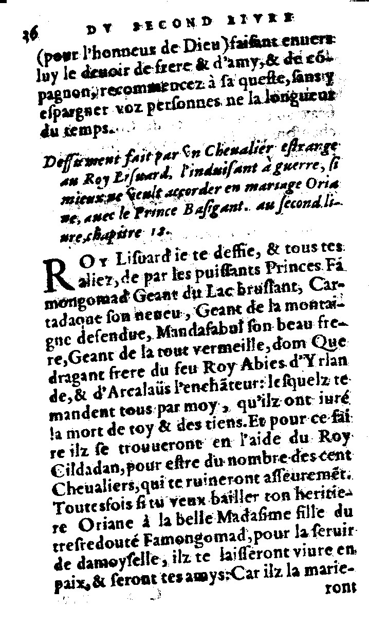 1562 - Jean d’Ogerolles et Gabriel Cotier - Trésor des Amadis - Lucerne