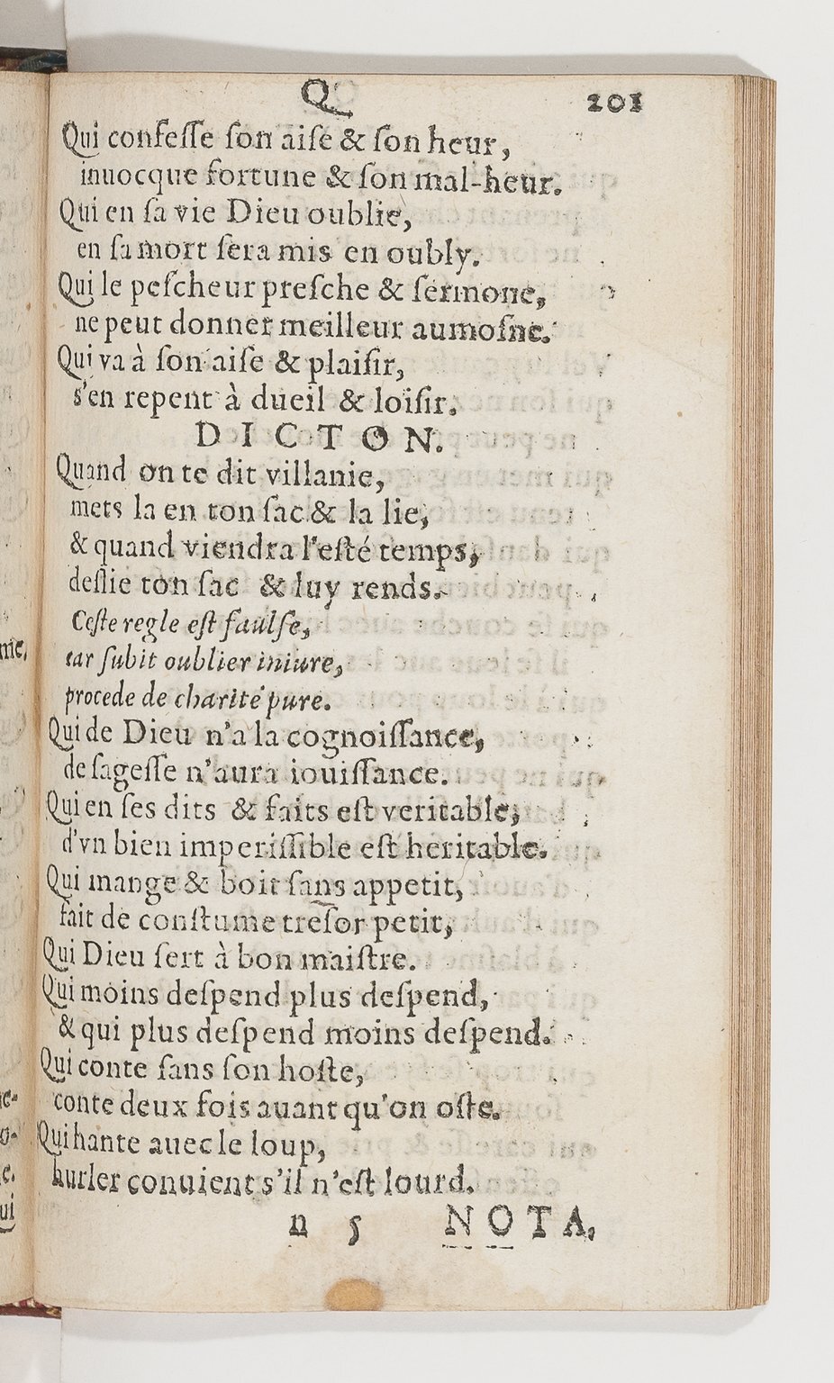 1577 - Jean d’Ogerolles - Trésor de sentences dorées - BnF Arsenal