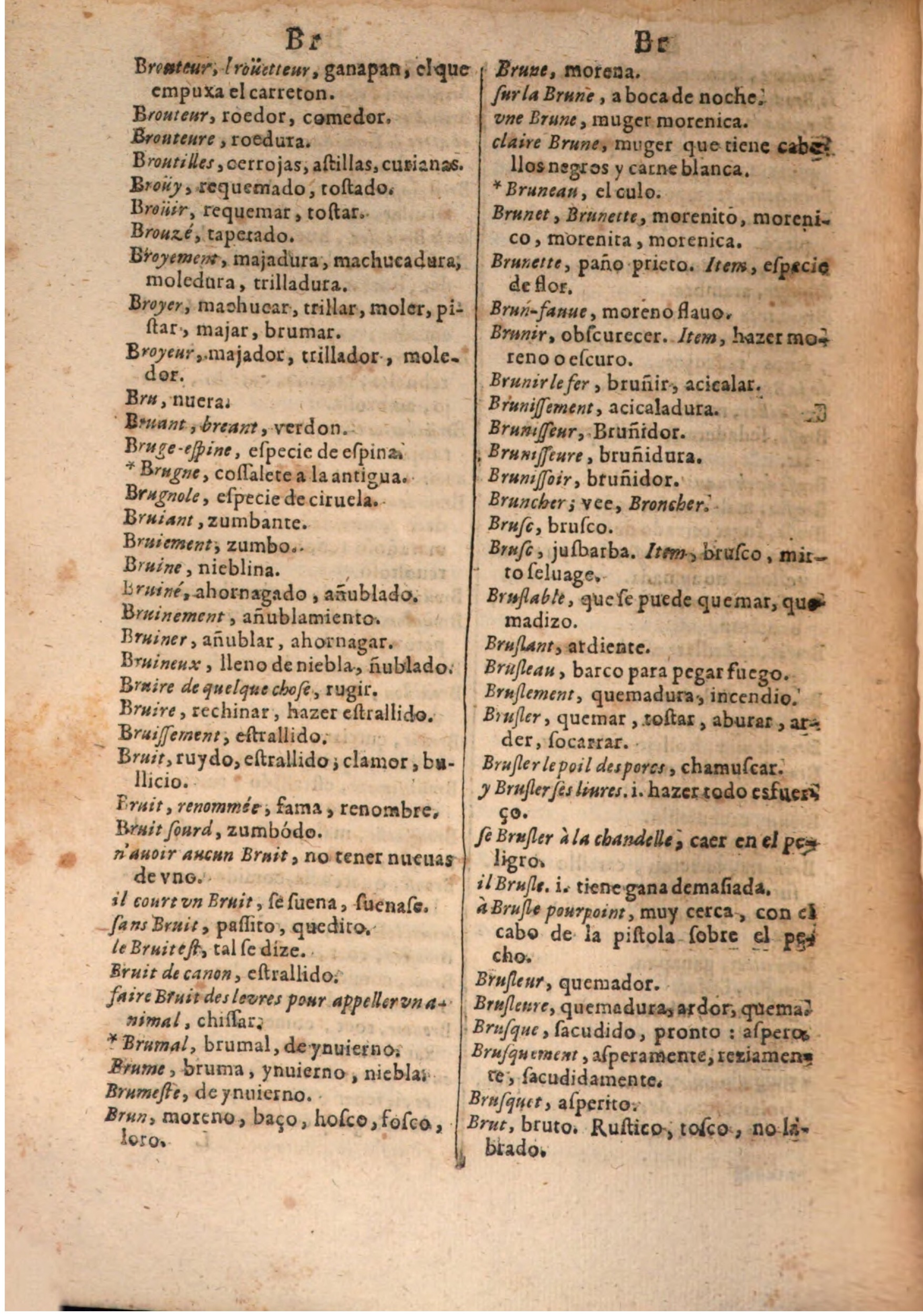 1645 - A. de Sommaville et A. Courbé - Trésor des deux langues espagnole et française (Seconde partie) - BSB Munich