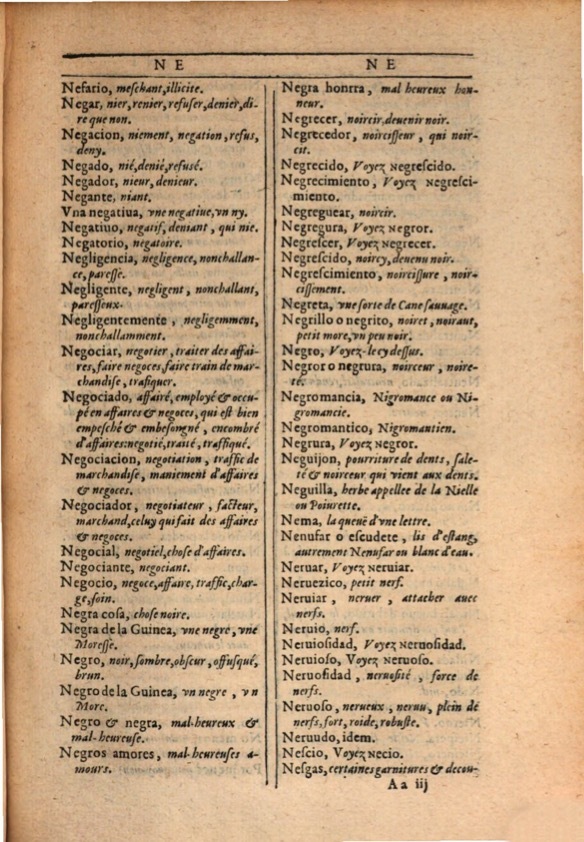 1607 - Marc Orry - Trésor des deux langues espagnole et française (Première et Seconde parties) - ÖNB Wien
