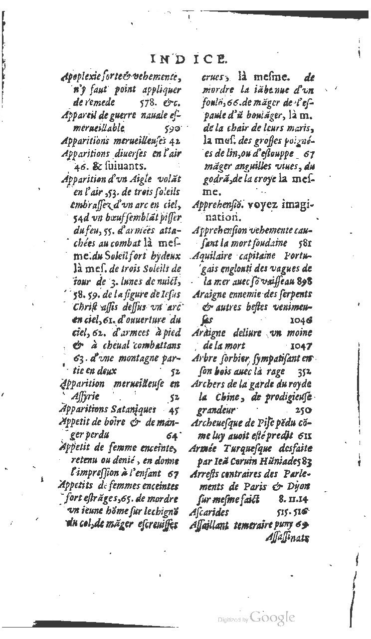 1610 - Paul Marceau - Trésor d’histoires admirables et mémorables - BSB Munich 1610 - Paul Marceau - Trésor d’histoires admirables et mémorables - BSB Munich