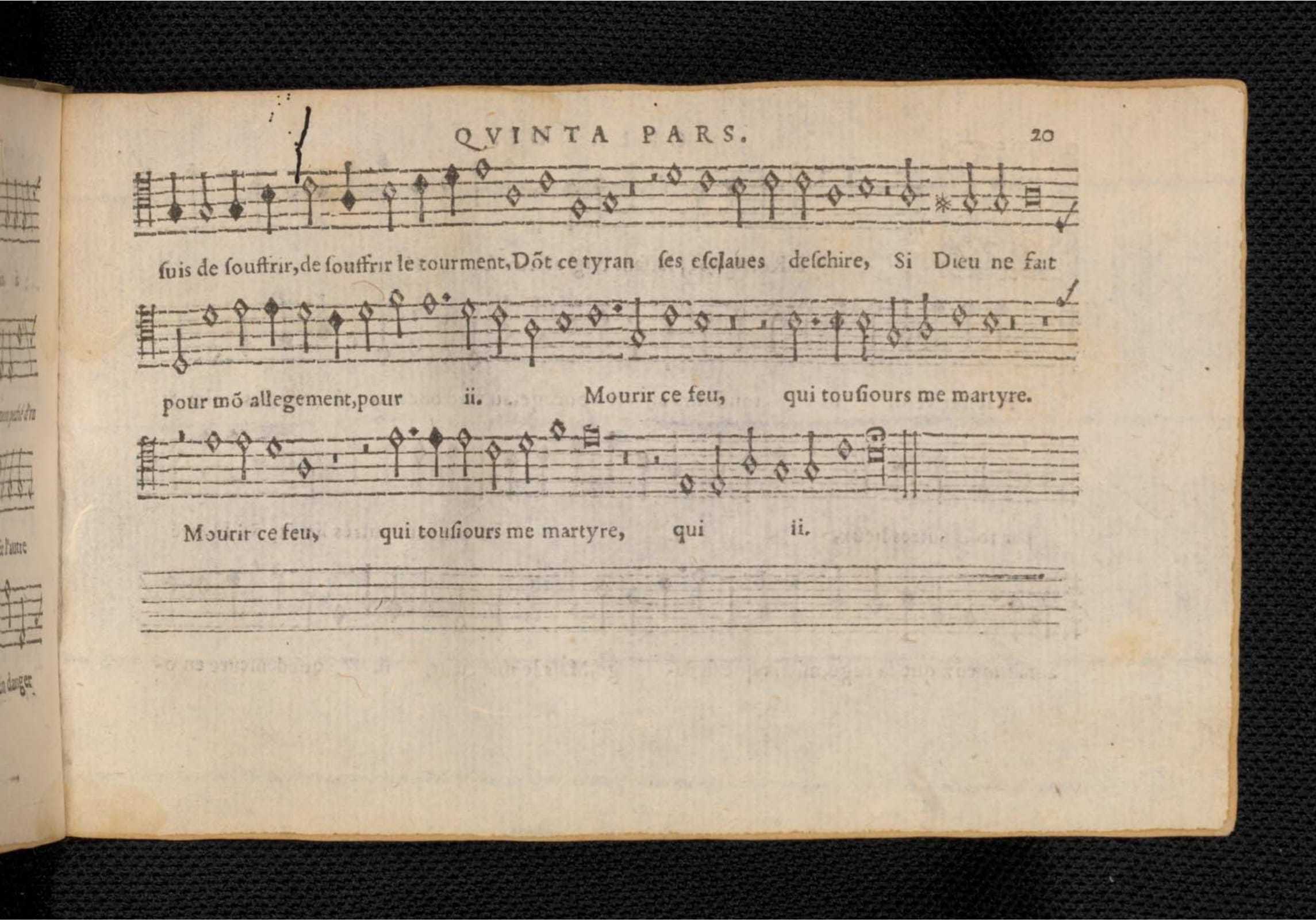 1576 - [Pierre de Saint-André] - Trésor de musique d’Orlande de Lassus Quinta et Sexta pars - KBR Bruxelles