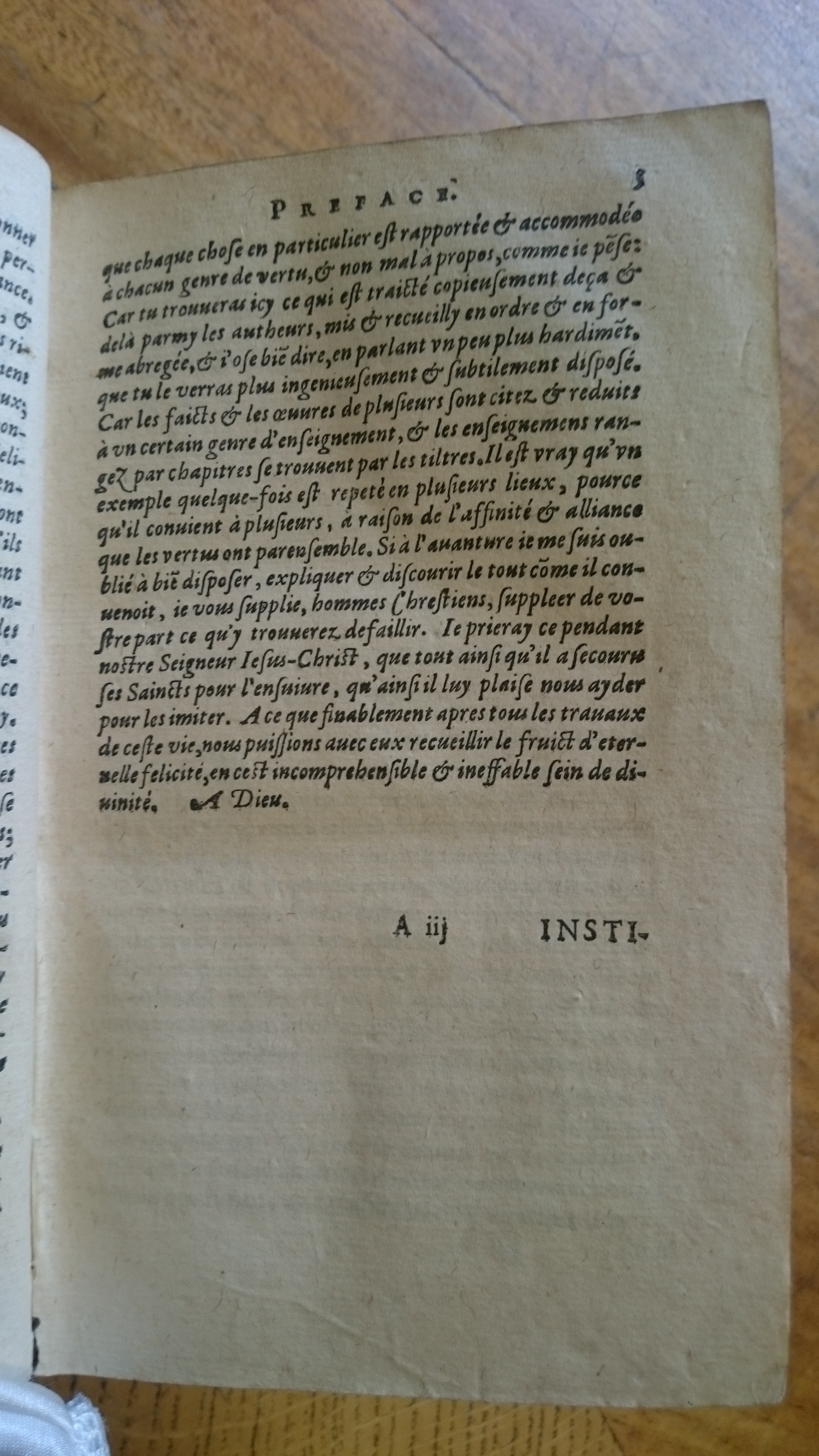 1585 - Jean Bogard - Trésor des faits et dits mémorables des hommes saints et illustres - Douai Quincy